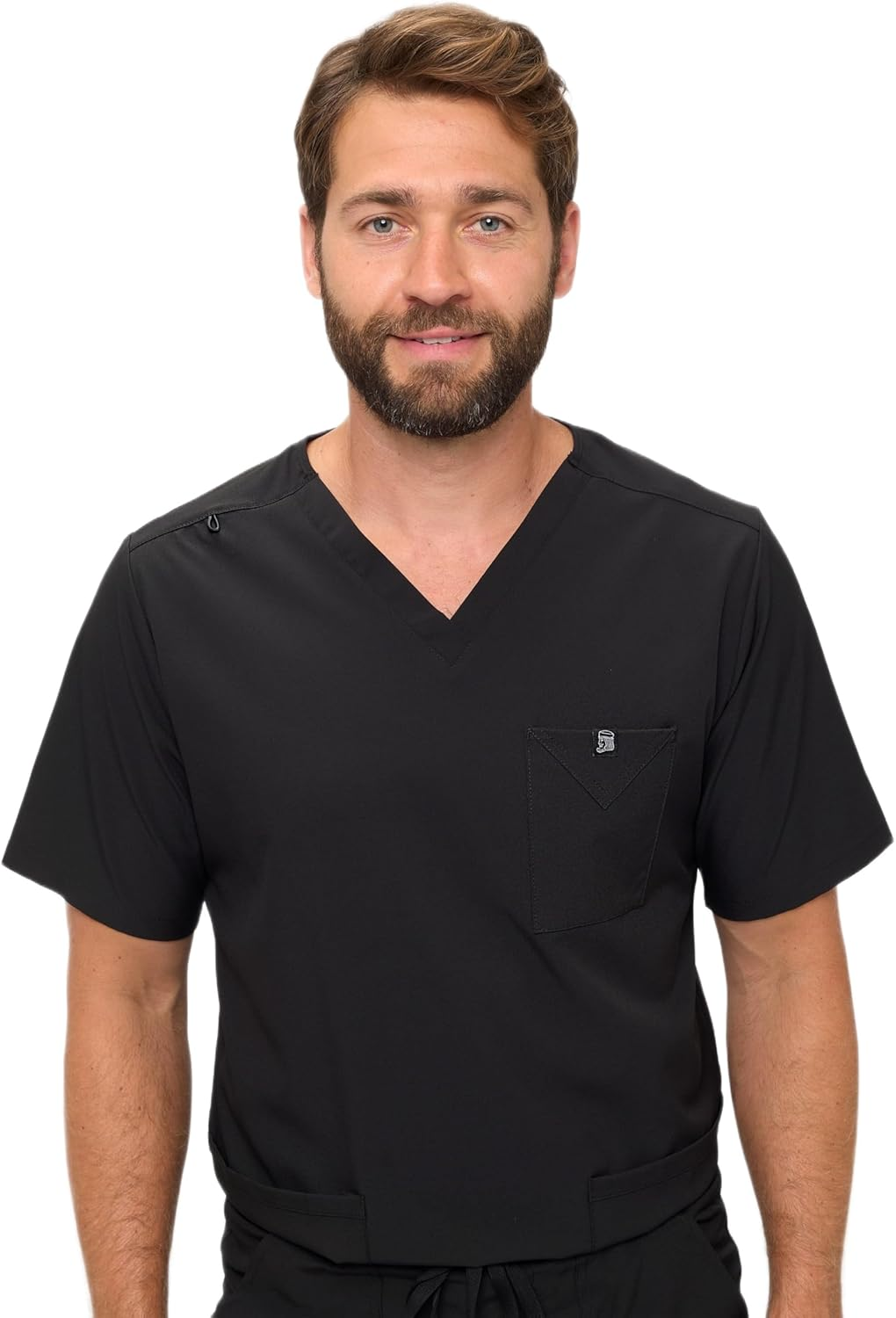 M&M SCRUBS Men'S Scrub Set &ndash; Stretch V-Neck Multi-Pocket Mens Medical Uniform Scrubs Top & Cargo Pants