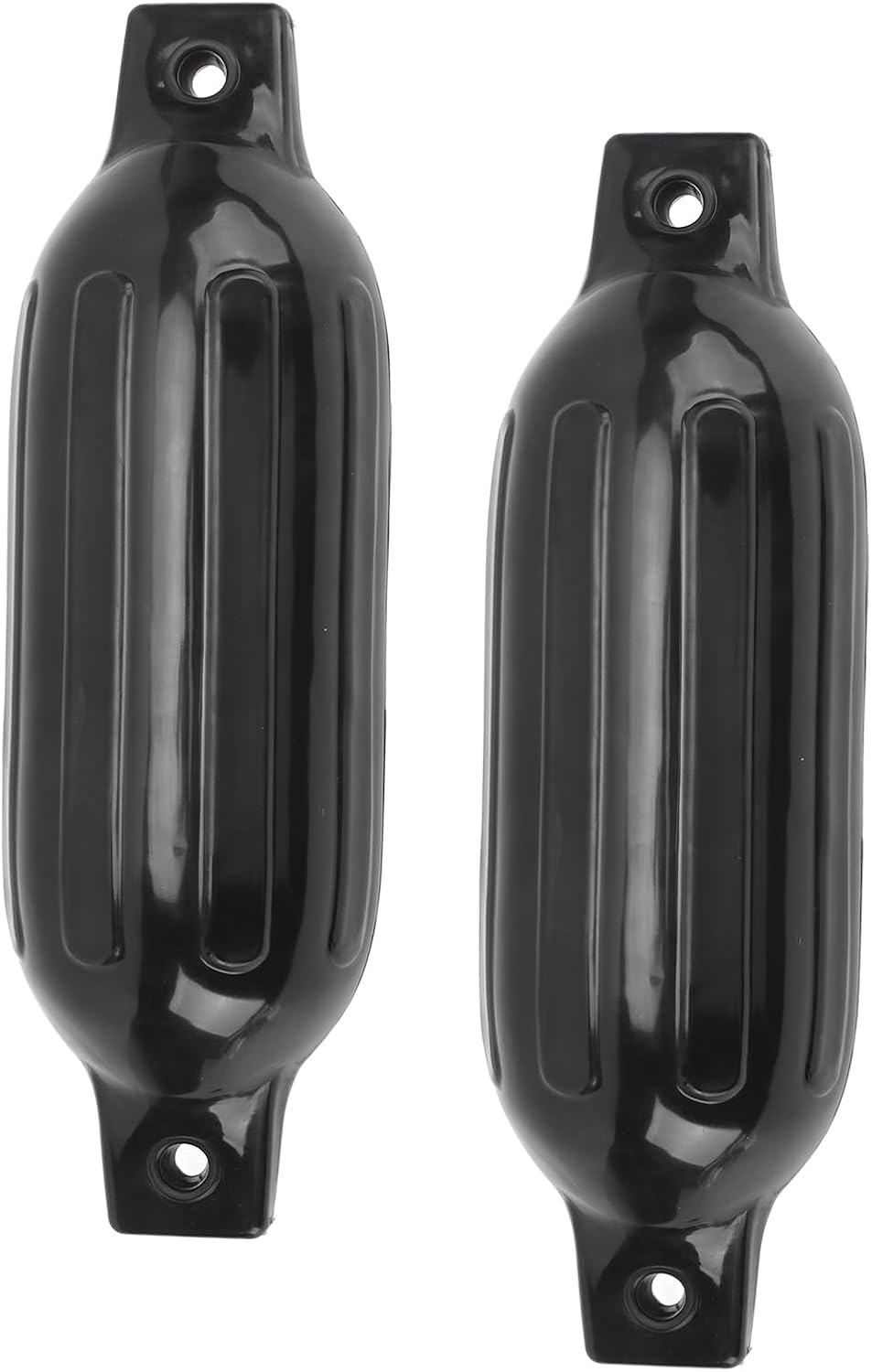 2 Pack Boat Fenders for Docking, Inflatable Boat Bumper Fenders, 5.5'' X20'', Marine Bouys Fender for Yachts, Sailboats, Pontoons, Row Boats, Ski Boats, Canoes, Easy to Install image number 2