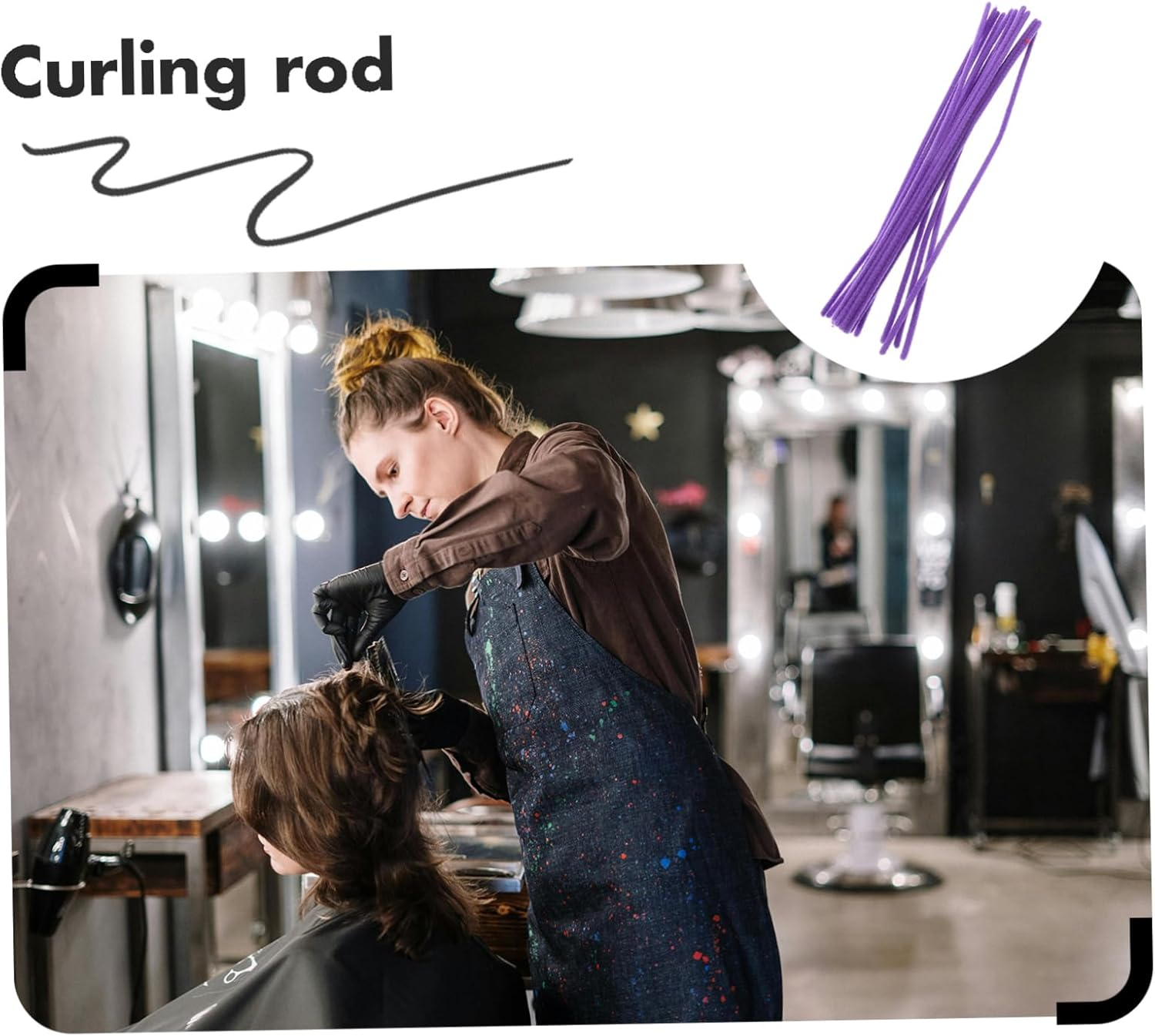 GOOHOCHY 3Pcs Hair Curlers Flexible Perm Rods for Long Hair User Friendly Design for Effortless Curls and Volume for Home and Salon Use image number 5