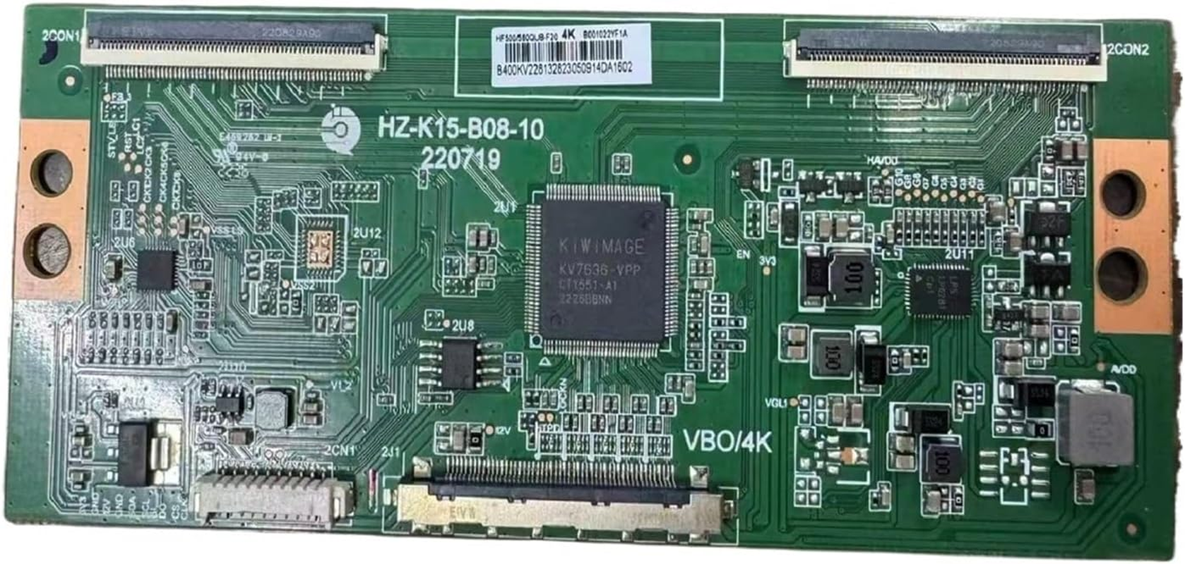 HF500QUB-F20 HF580QUB-F20 HZ-K15-B08-10 4K Screen TV ，Compatible for Logic， Board T-CON, Physical Photo