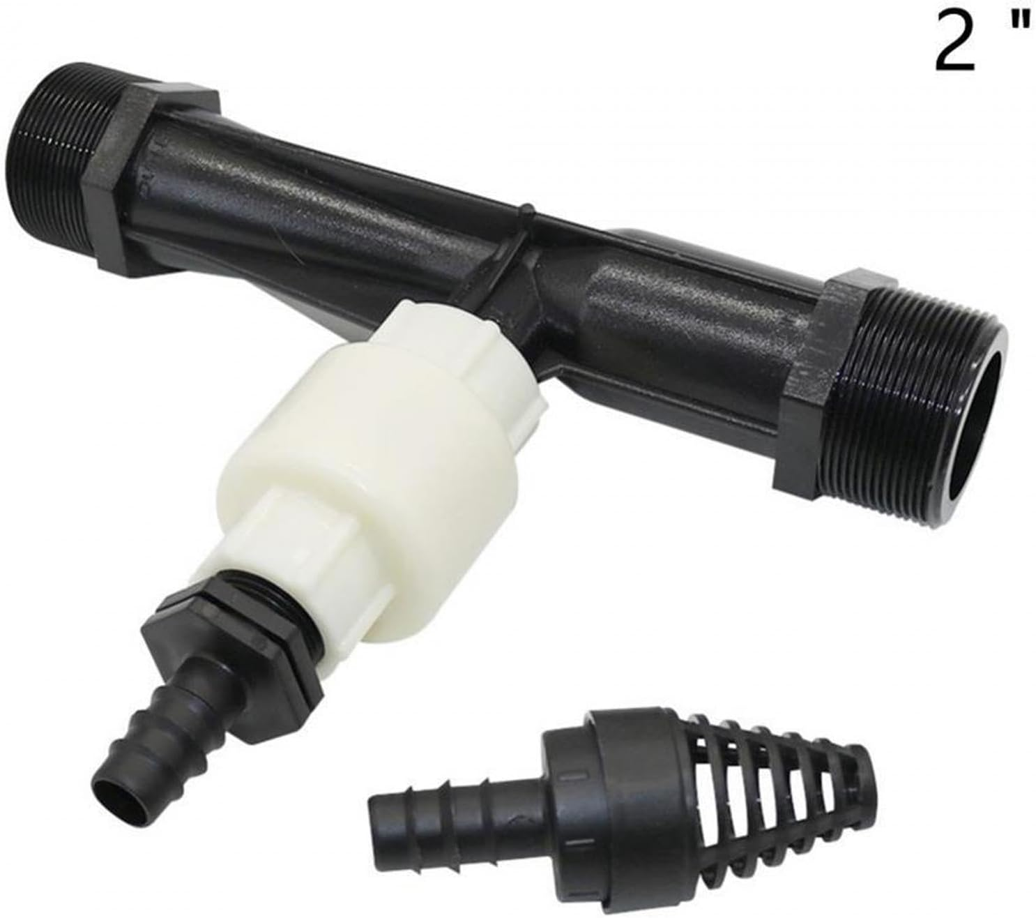 Fenteer Venturi Fertilizer Injector Fertiliser Mixer Water Supply Drip System Easy Connection Irrigation Device Tube for Agricultural Greenhouse, 1 Inch image number 2