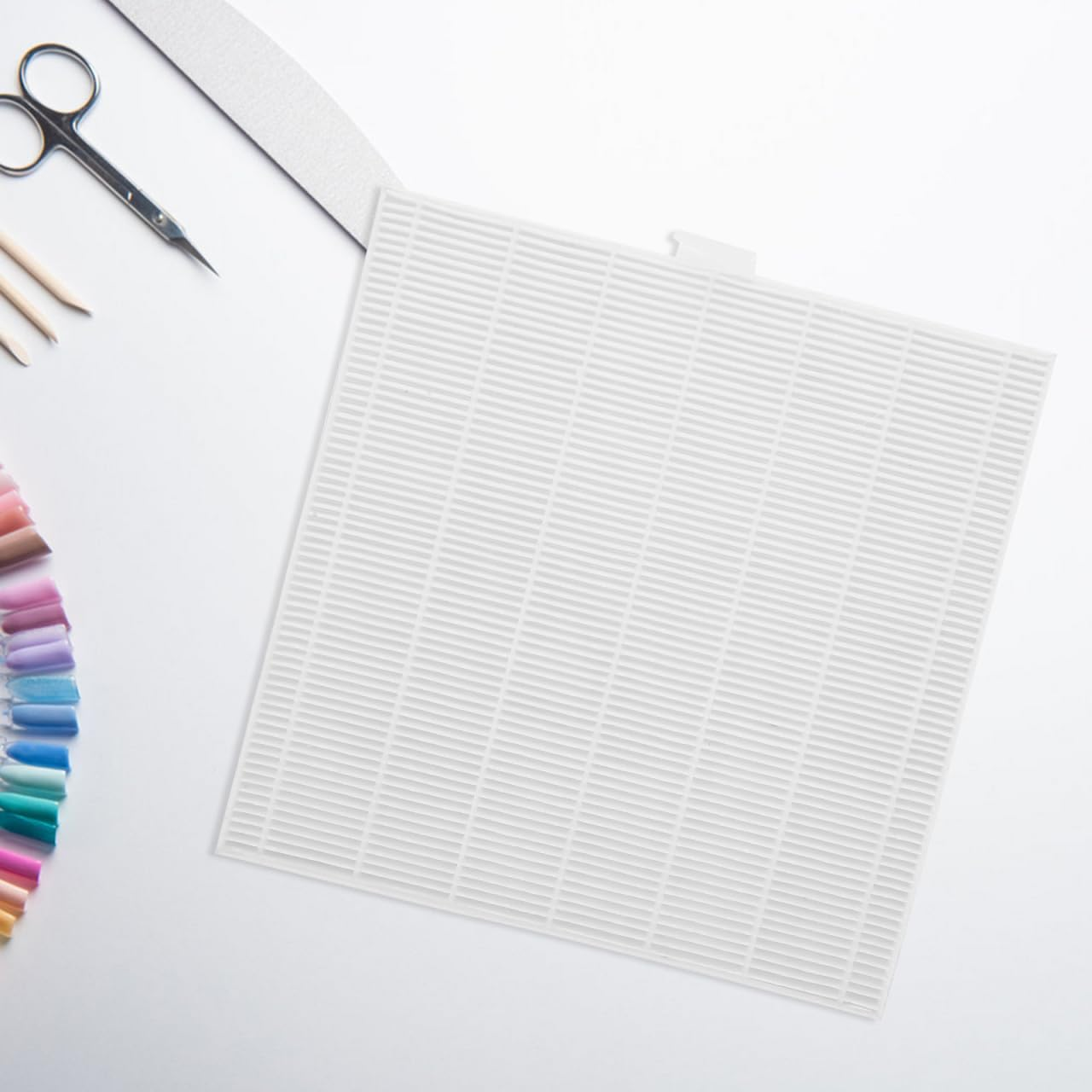 Healeved Pack of 2 Filters for Nail Sucker Manicure Professional Nail Vacuum Cleaner for Replacement Filter Accessories for White Plastic Manifold Parts