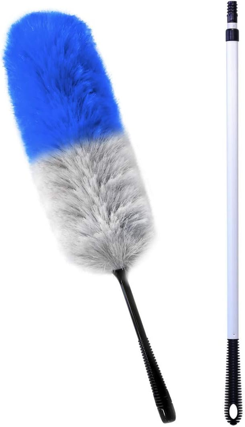 Kleva Miracle Magnetic Duster Trio. Microfiber Duster Set with Extendable Handle. 3-Pack Dusting Brushes for Ceiling Fans, Blinds & High Shelves | Bendable & Washable Dust Remover for Home & Car image number 6