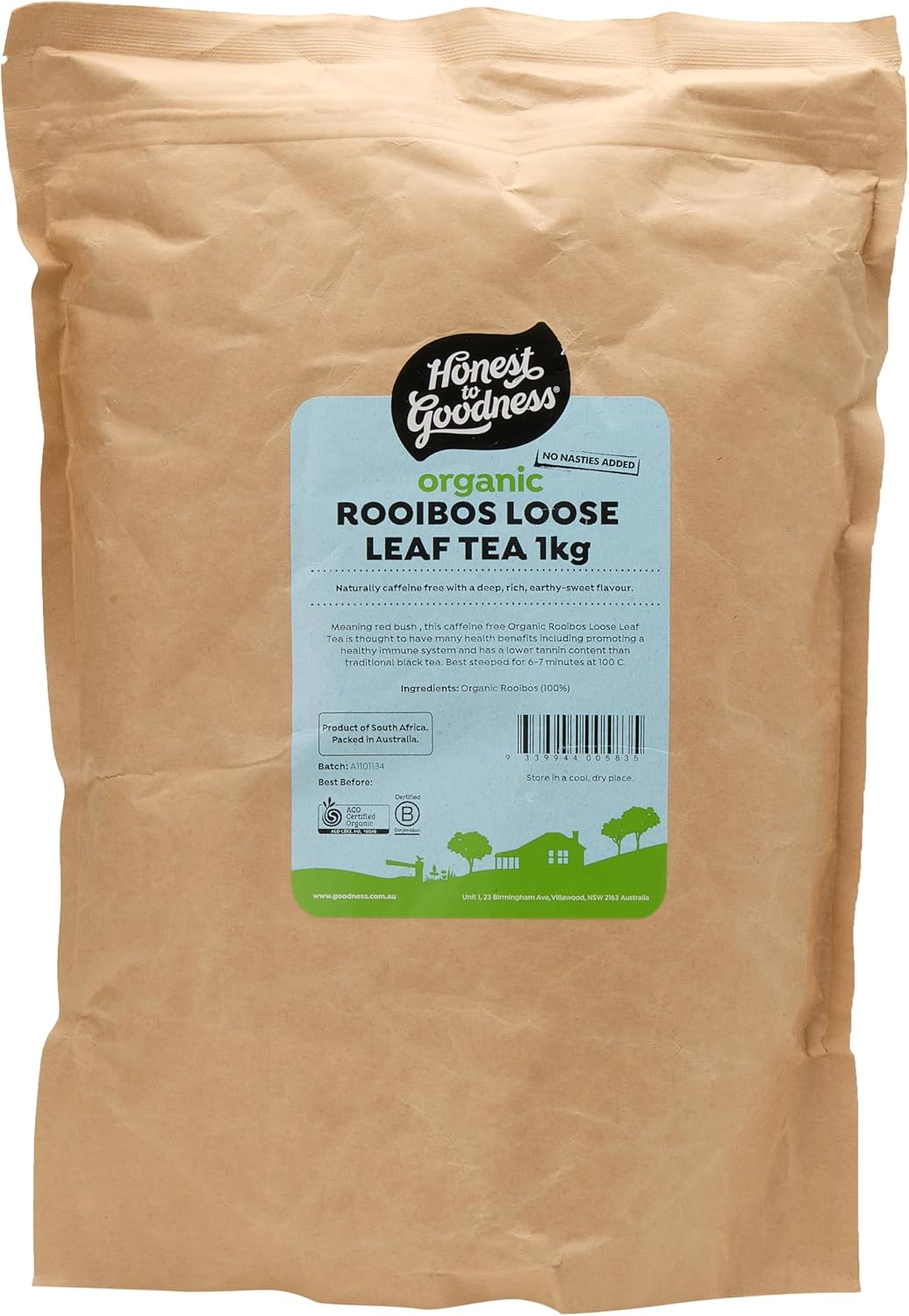 Organic Rooibos Loose Leaf Tea 1KG