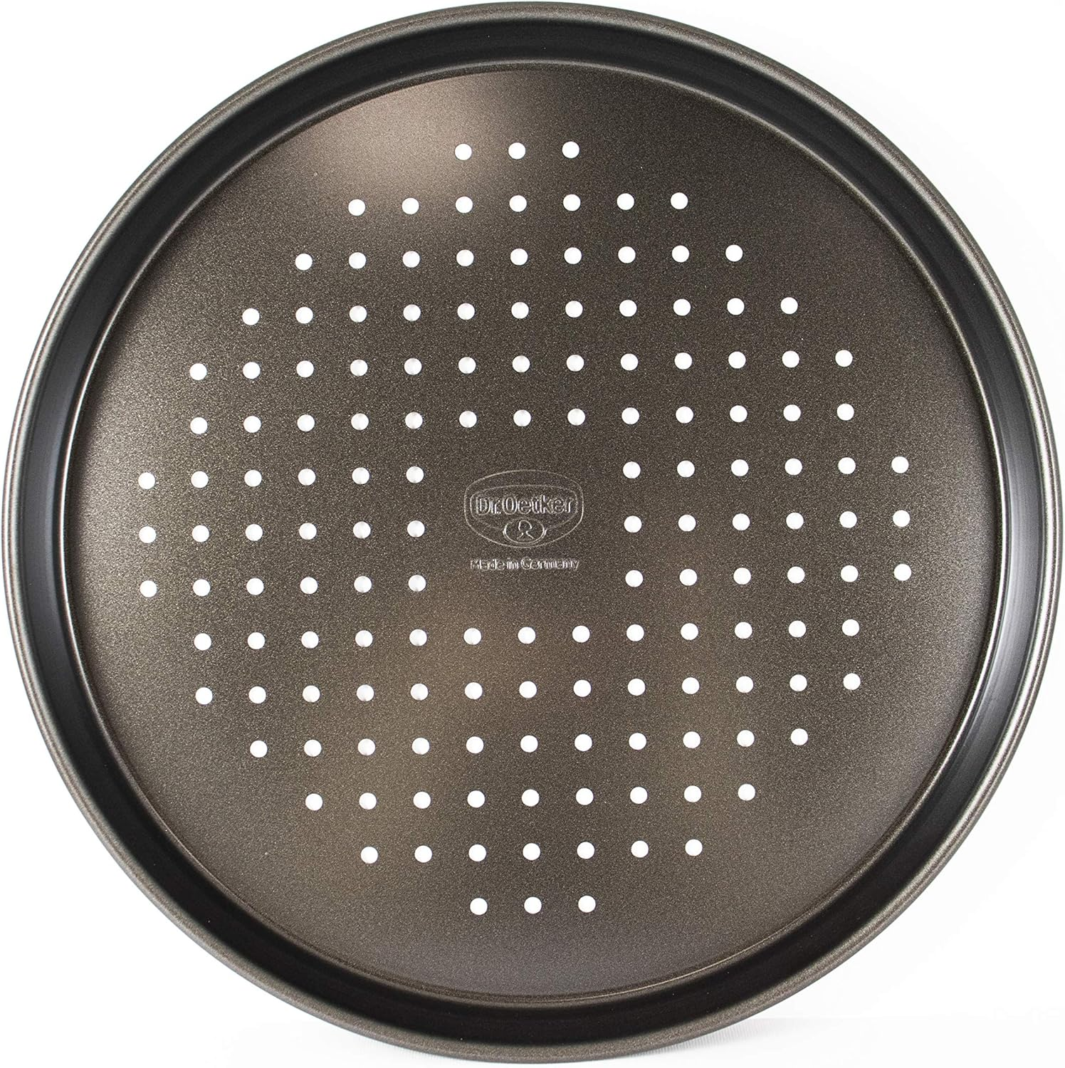 Dr. Oetker Tradition 28 Cm Non-Stick Bakeware Perforated Pizza Tin, Black image number 6