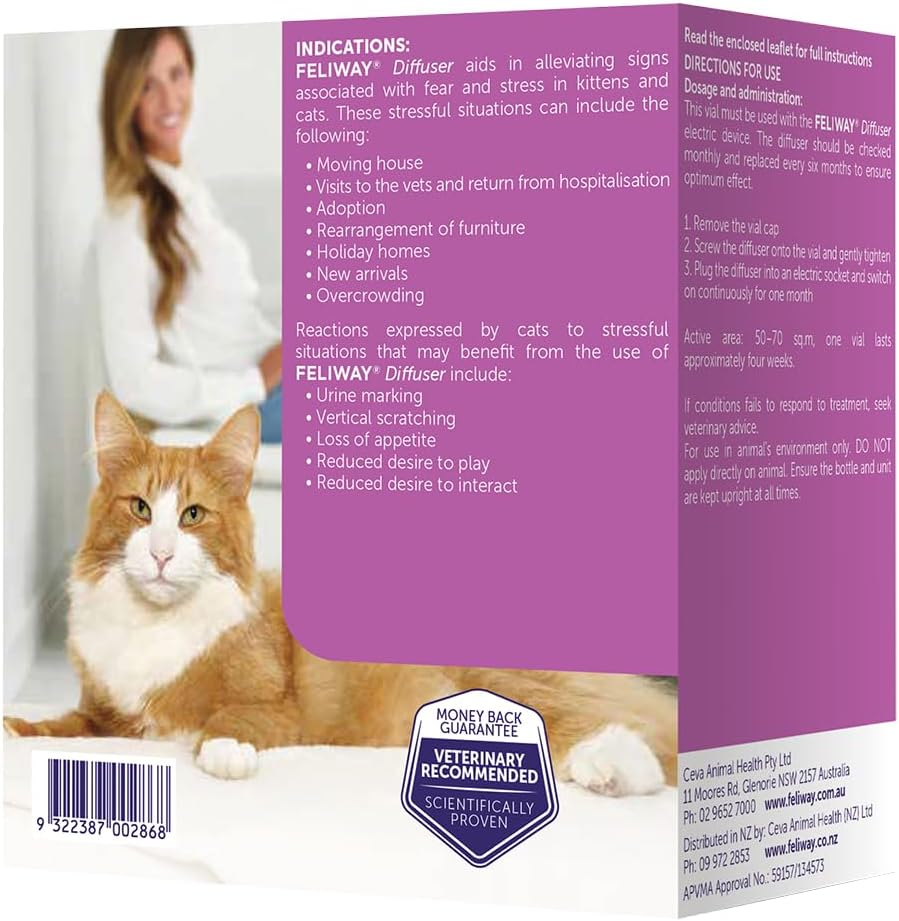 Feliway Classic Diffuser + Refill 48Ml &ndash; Calming Pheromones for Cats, Stress & Anxiety Relief, Lasts 30 Days image number 4