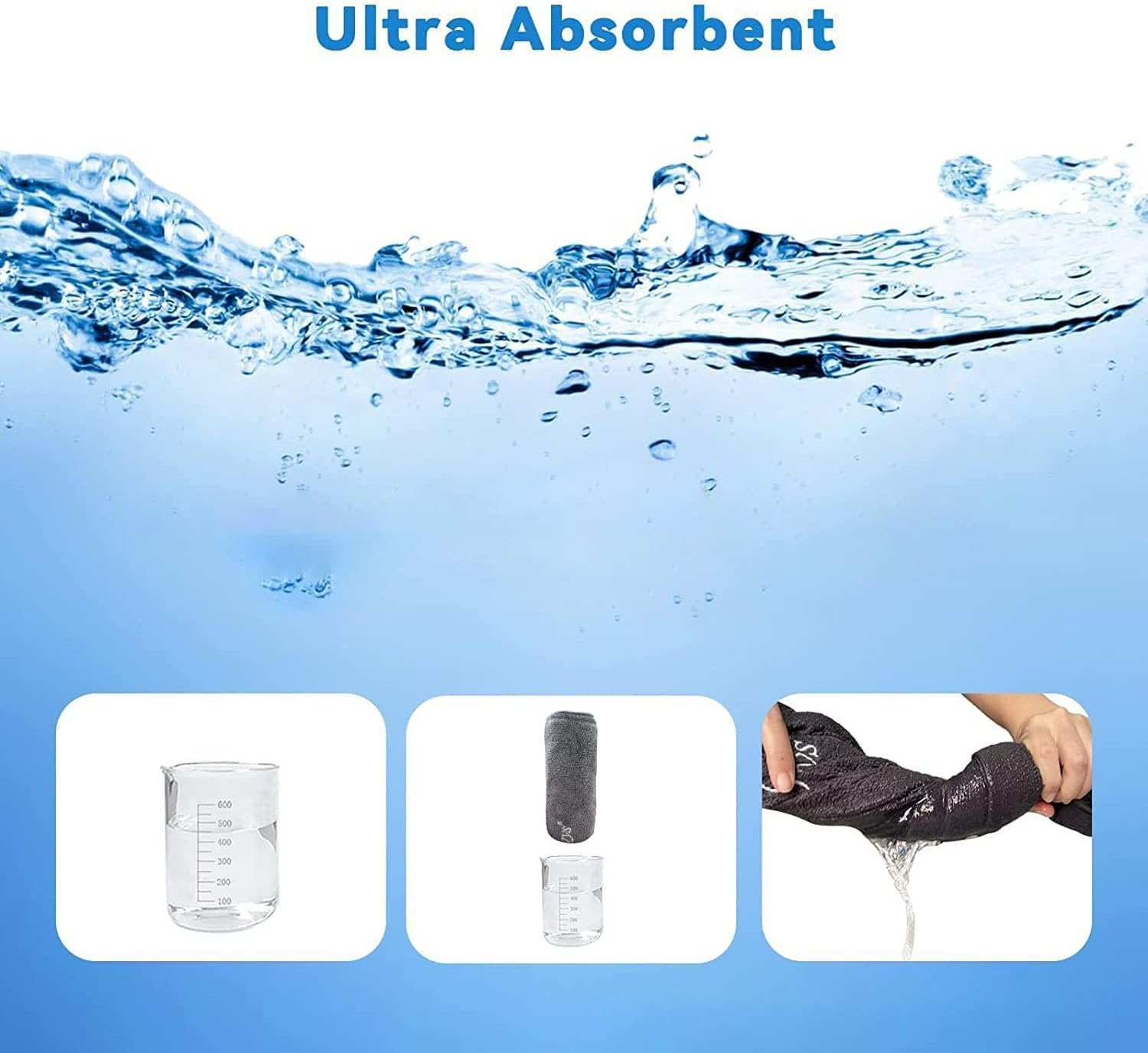 Generic 40 * 100CM Body Fitness Gym Towel with Zip Pocket, Grey, Microfibre, Solid, 1 Count image number 2