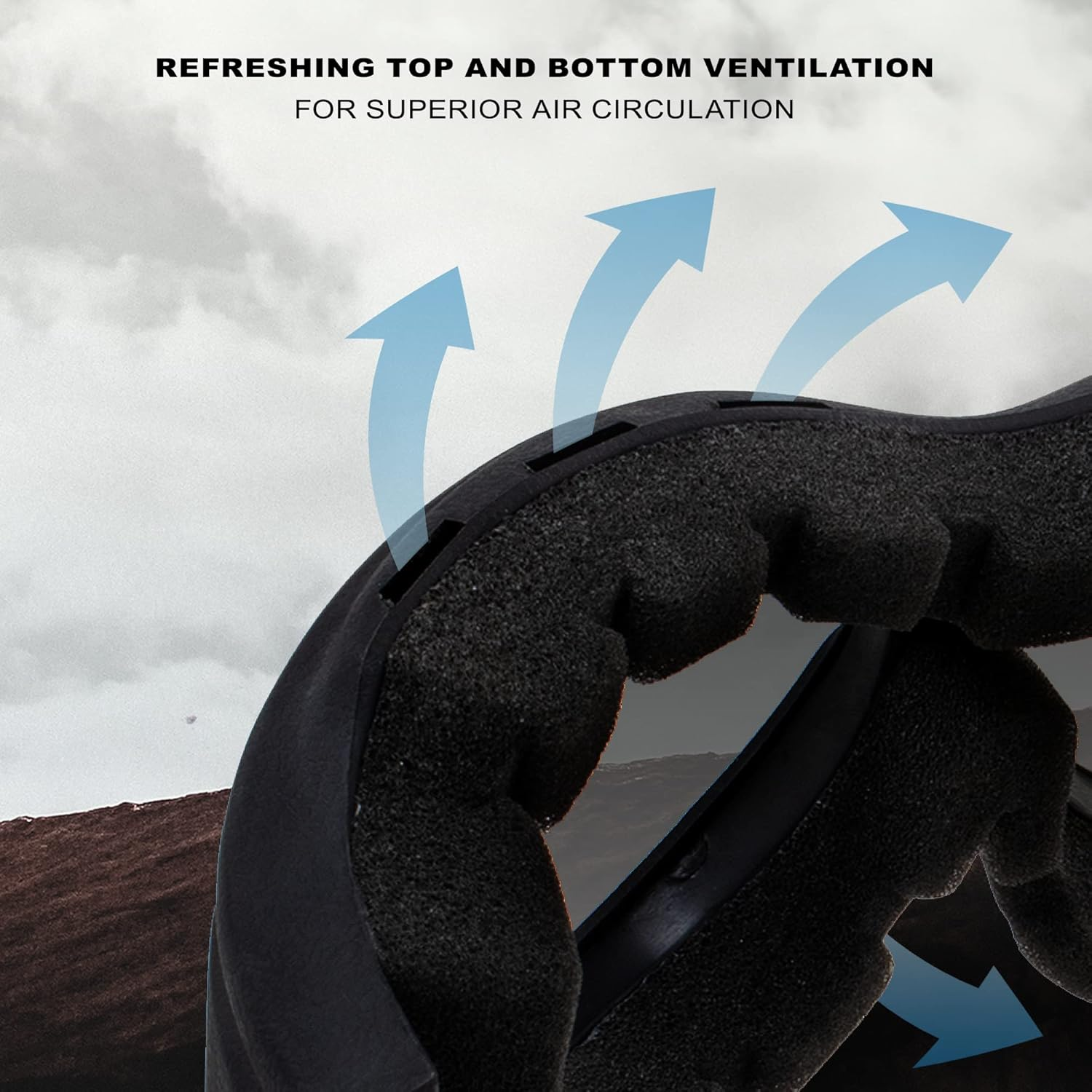 Global Vision Big Ben Goggles 2 Pairs Black Frames 1 Clear Lens 1 Smoke Lens image number 3