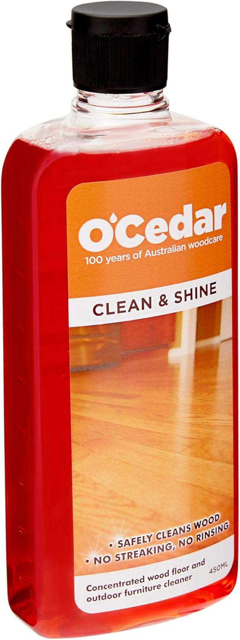O'Cedar Clean & Shine 450Ml - Home Care Maintenance Wood Polish Varnish Liquid Cleaner image number 1