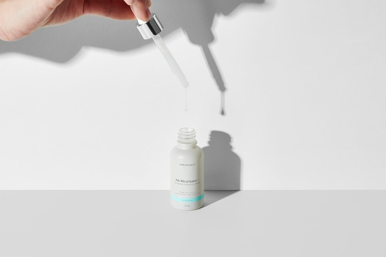 Skin Physics Polyglutamic+ Intensive Hydration Serum &ndash; Polyglutamic Acid & Encapsulated Hyaluronic Acid for Dry, Dehydrated & Dull Skin, Fine Lines & Uneven Texture image number 6