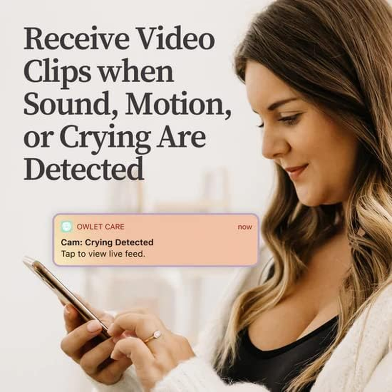 Owlet Smart Sock 3 + HD Cam - Baby Safety Monitor with 1080P HD Video Camera - Night Vision and Audio - Heart Rate, Oxygen and Sleep Trends (0-18 Months) image number 1