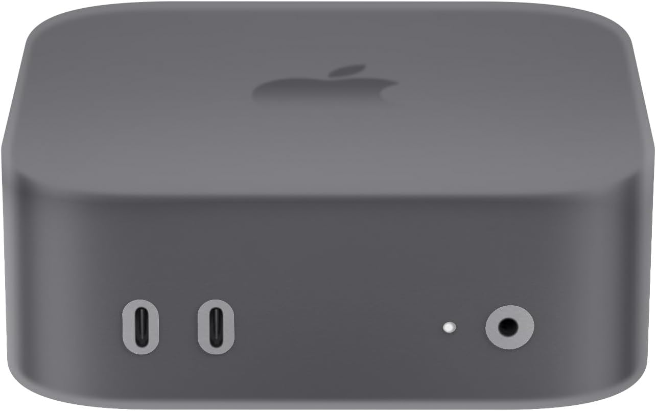 Computer Host Silicone Case for Mac Mini M4/M4 Pro Drop-Proof Cover 2024 New Shell Protector Precise Cutout Shock Resistant Protection image number 6