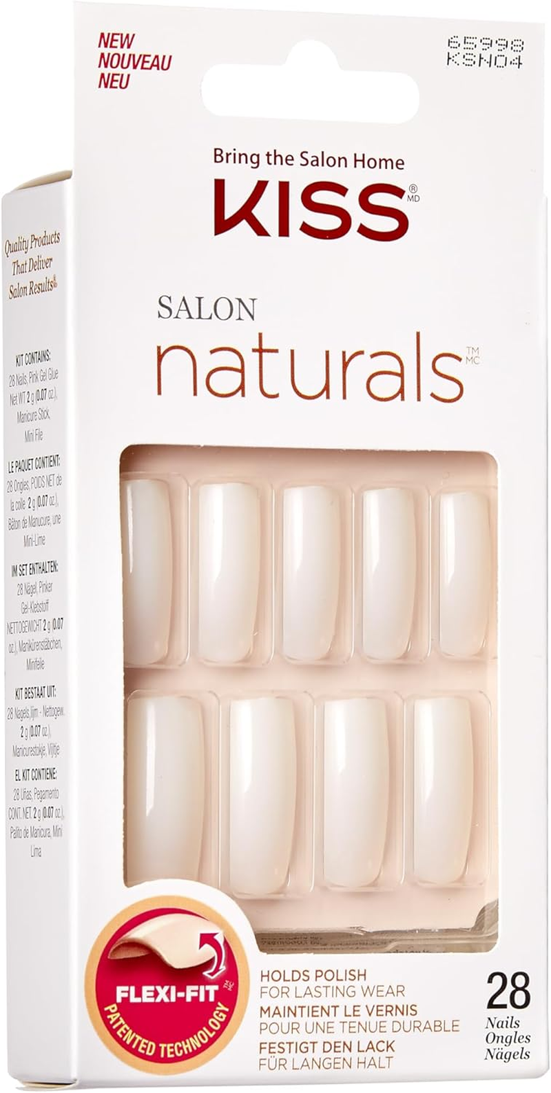 Kiss Salon Natural Nail - Go Rouge image number 2