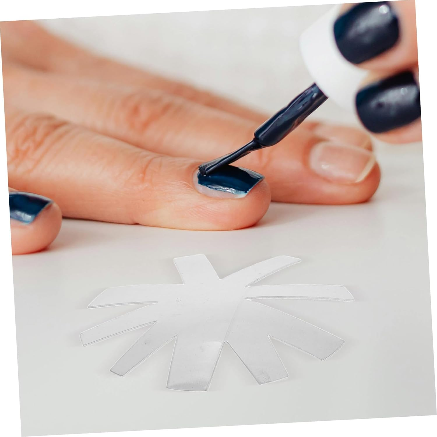 BIUDECO French Manicure Templates Stainless Steel Nail Art Tools Precision Design