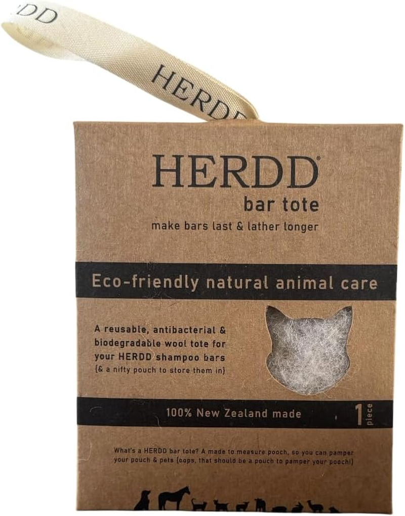 HERDD Bar Tote | Natural Wool, Bar Saver, Soap Saver, Bar Bag | Dogs, Horses & Pets