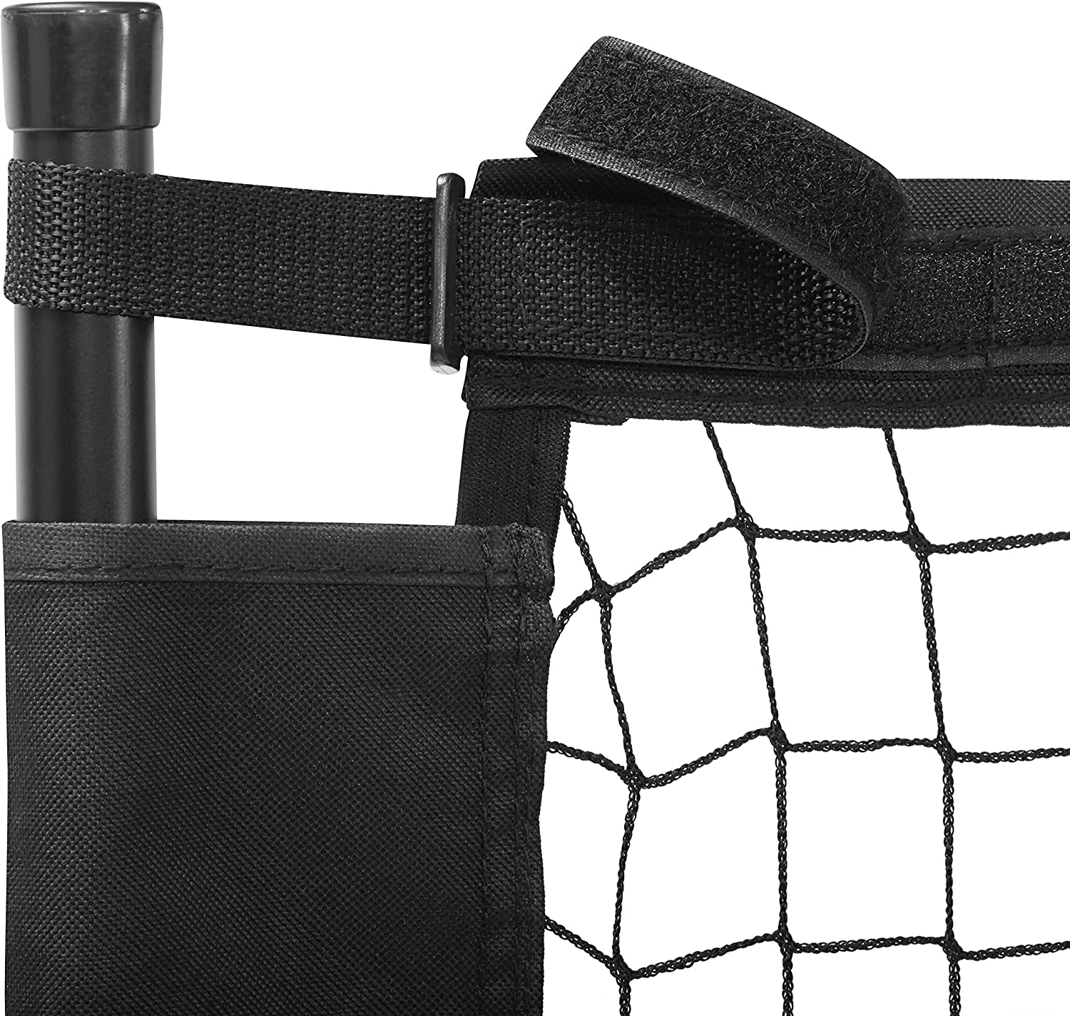FILA Pickleball Net - 22 Ft X 3 Ft Regulation Size, Black Nylon Mesh, Includes Carry Bag, Quick & Easy Setup image number 3