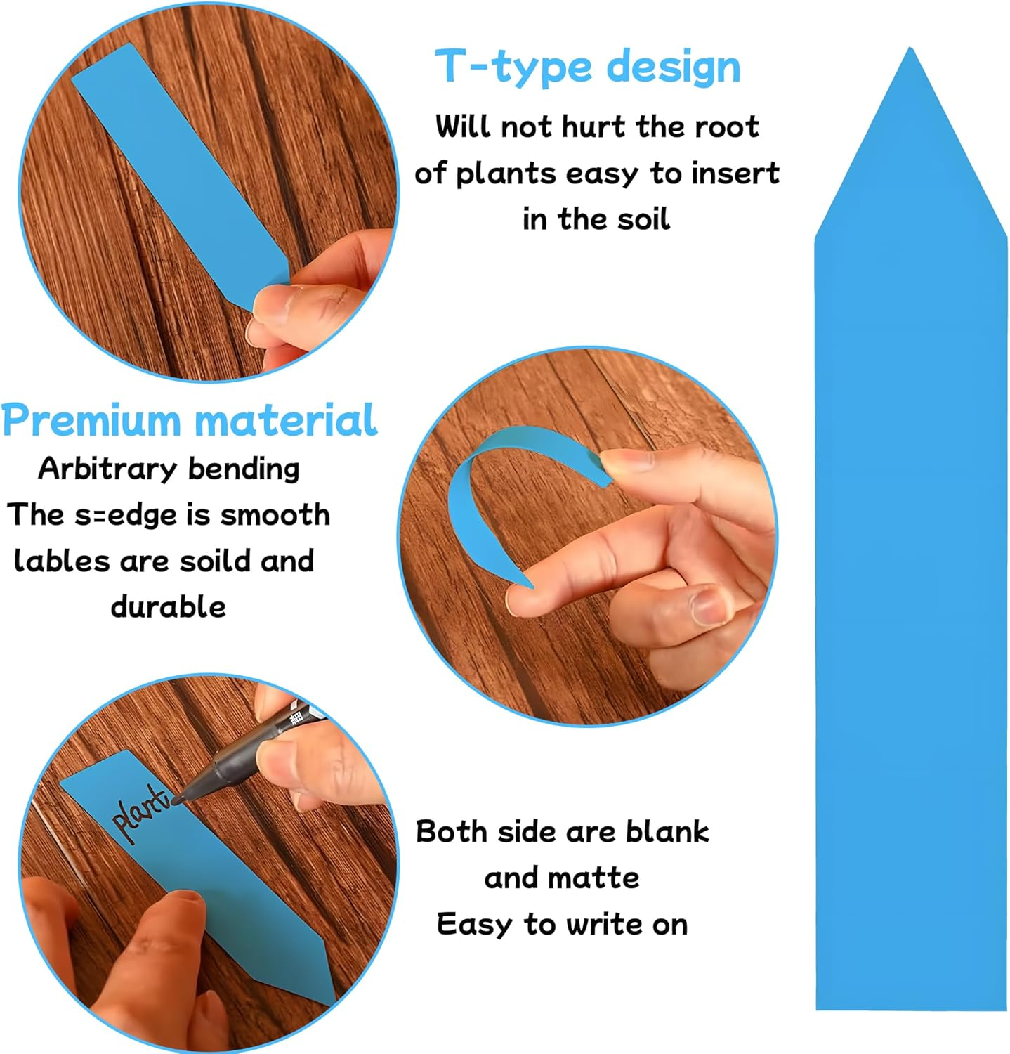 120Pcs 4 Inch Plant Labels, Durable PVC Weatherproof & Fade-Resistant Garden Markers for Outdoor Use, 6-Color Plant Tags for Vegetable Gardening, Nursery & Greenhouse for Gardeners & Plant Lovers image number 5