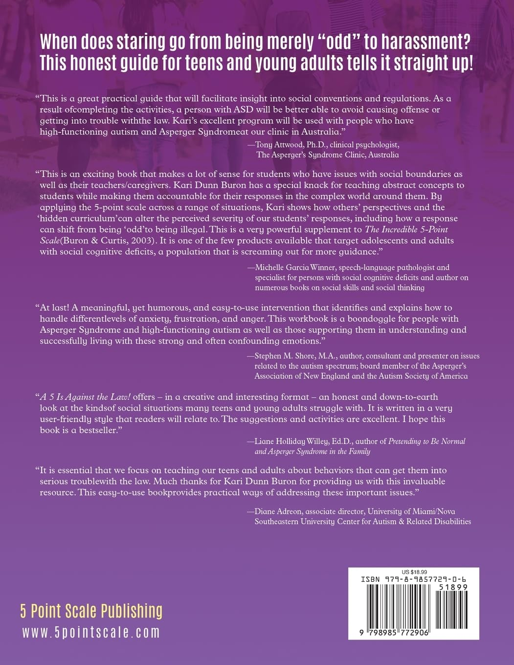 A 5 Is against the Law: Social Boundaries - a Compassionate but Honest Guide for Teens and Young Adults