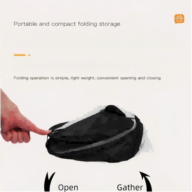 Small Animal Playground, Portable Guinea Pig Playground Pet Playground, with Double Zipper Cover for Cats, Indoor and Outdoor Connecting Tunnels for Rabbits, Hamsters (Black