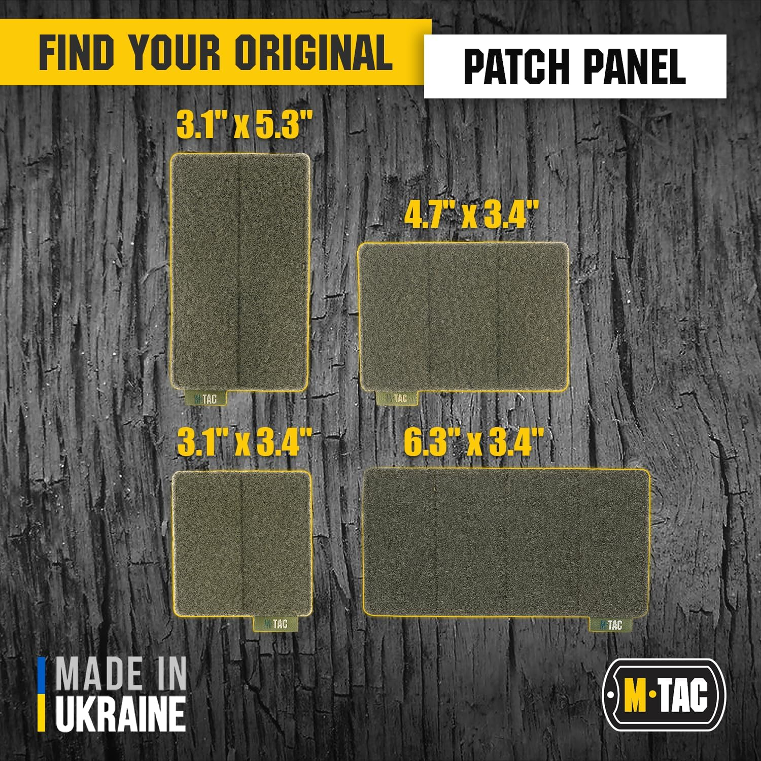 M-Tac Morale Patches Display Board Tactical Molle Hook and Loop image number 4