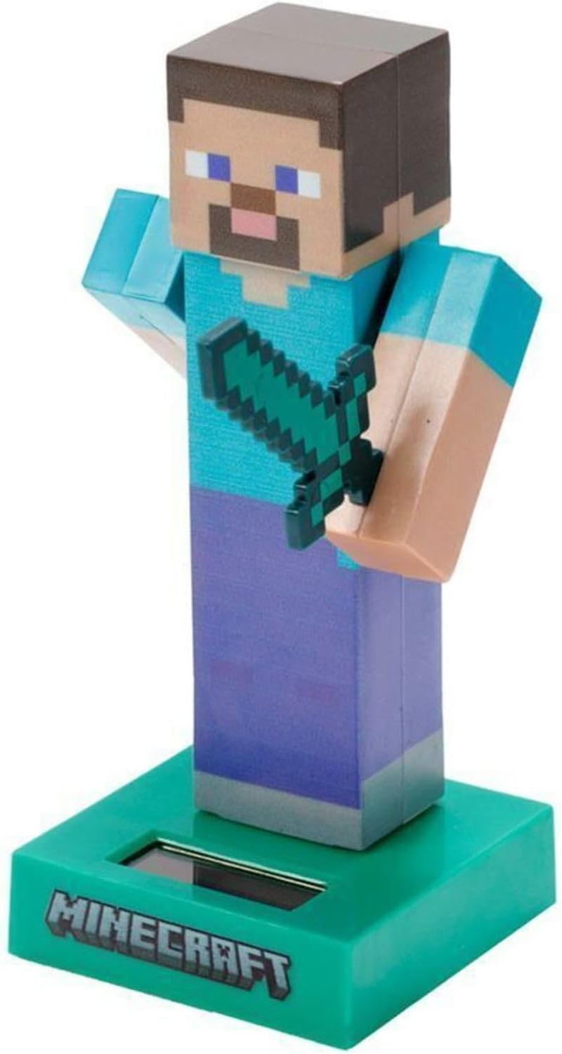 Puckator FF139 Steve Minecraft Solar Pal, Multi-Colour image number 4