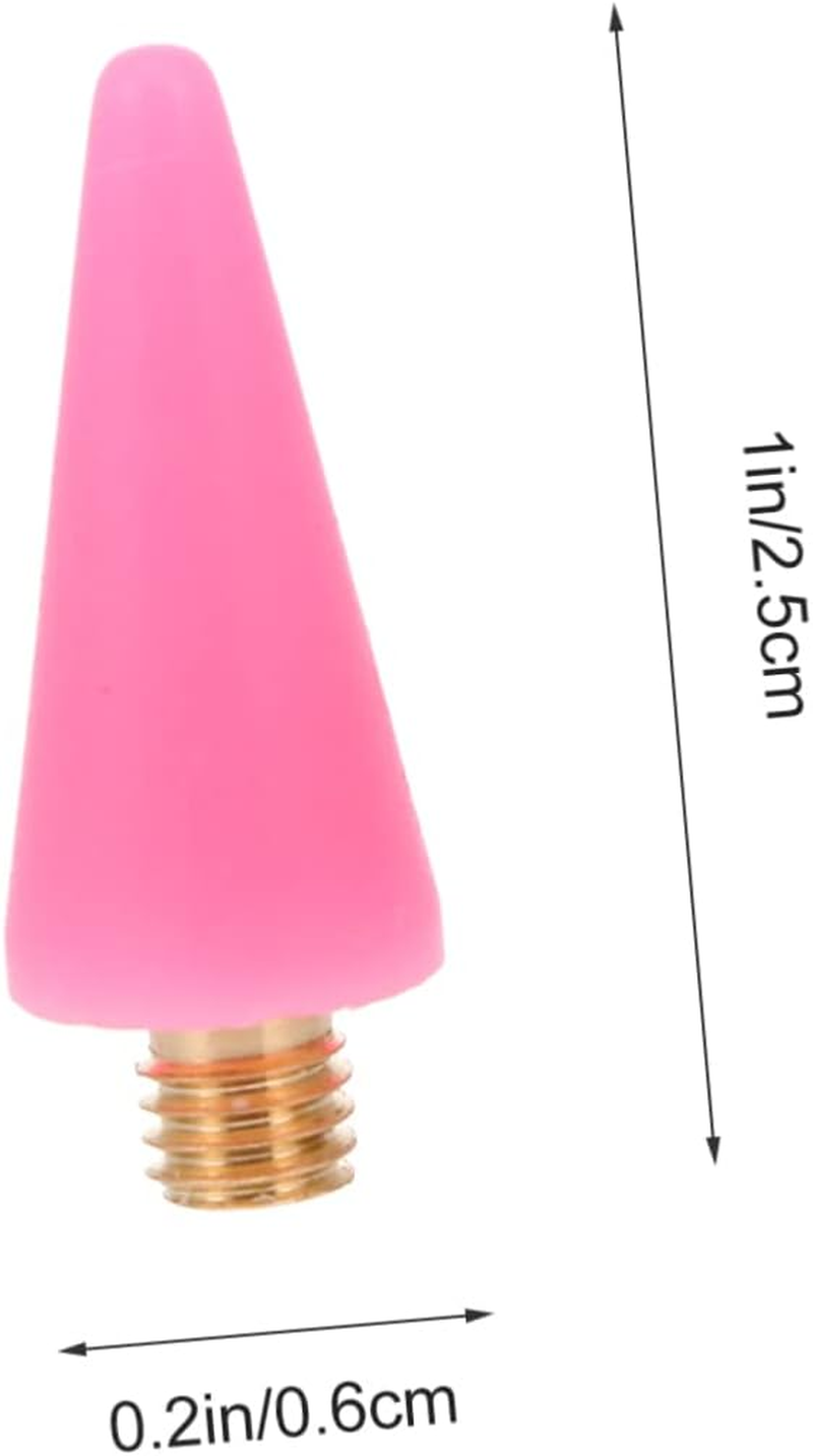 12Pcs Nail Rhinestone Picker Replacement Wax Tips Multi-Color Nail Dotting Pen Heads Manicure Tool for Precise Art Decoration and False Application