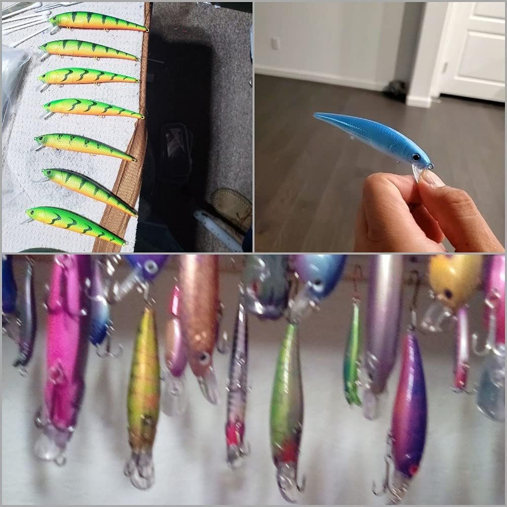 10 Blank Unpainted Minnow Crankbait Topwater Lipless Jerkbait Fishing Lures V3 - Random image number 4