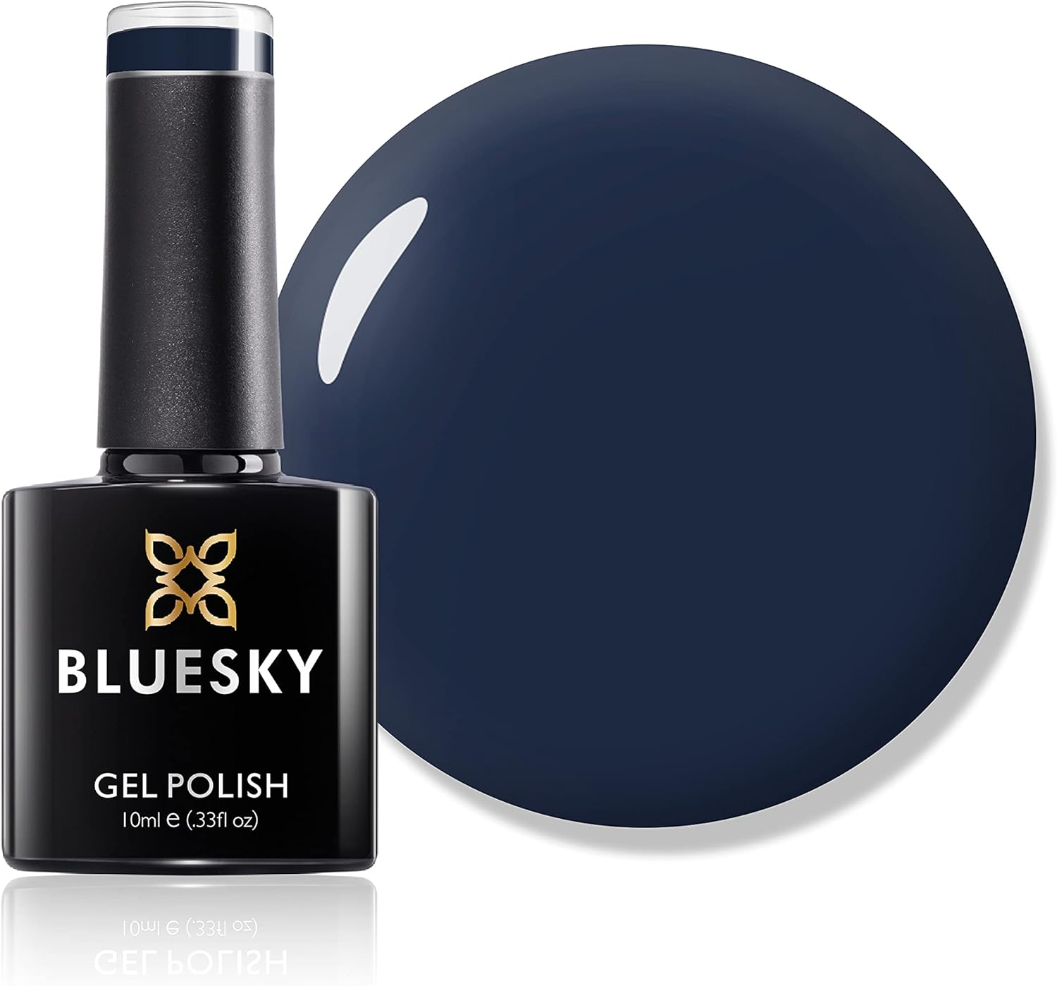 Bluesky Posh Corduroy Uv/Gel Nail Polish 10 Ml, Dark Blue image number 2