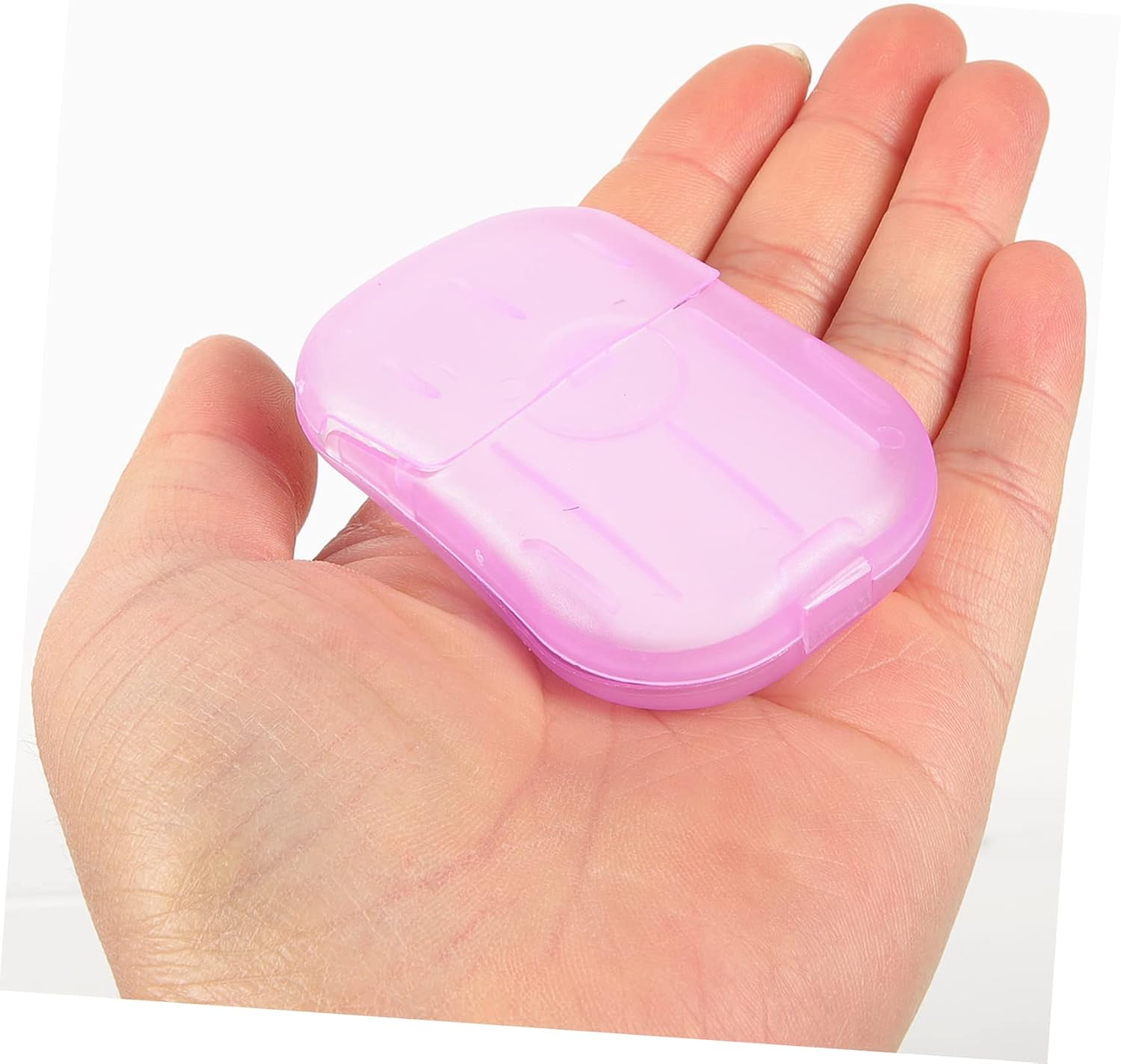 UTHCLO Portable Travel Soap 20 Pcs Soap Sheets Material Odorless for Hotel Travel image number 2