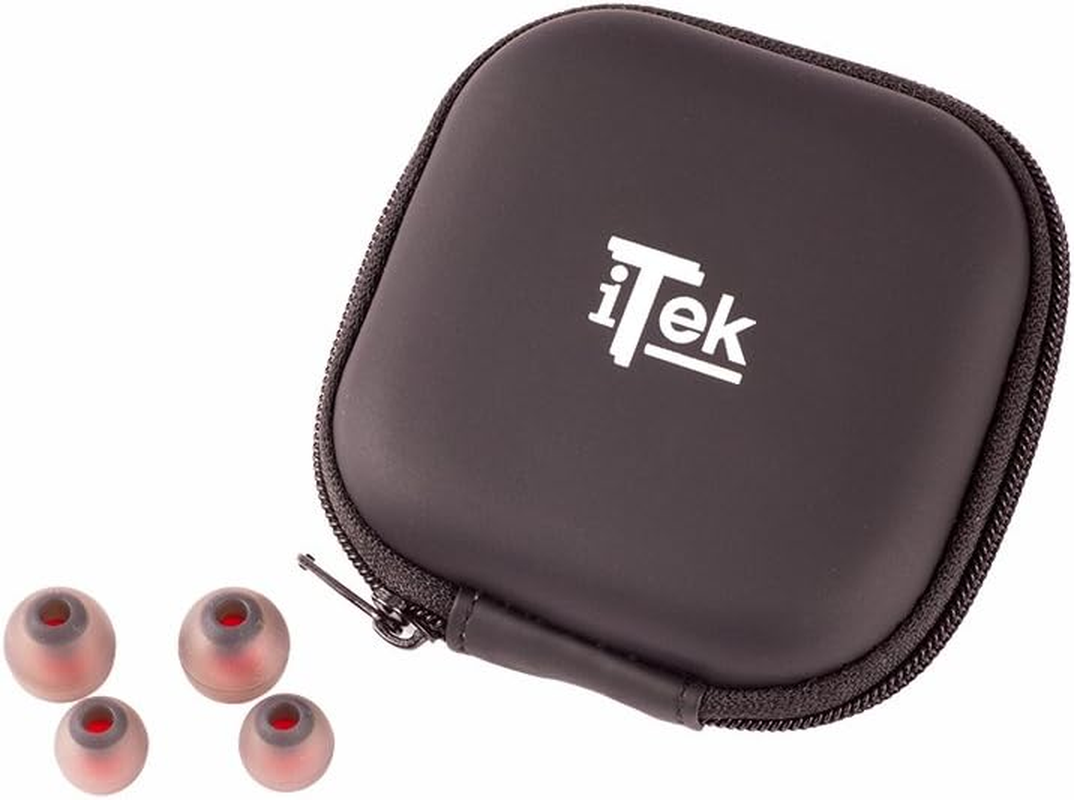ITEK Taurus IE100 Binaural Headset with Wireless, Black, Red Headphones and Micro - Headsets and Pickups (Wired, Headset, Binaural, In-Ear, 20-20000 Hz, Black, Red) image number 2