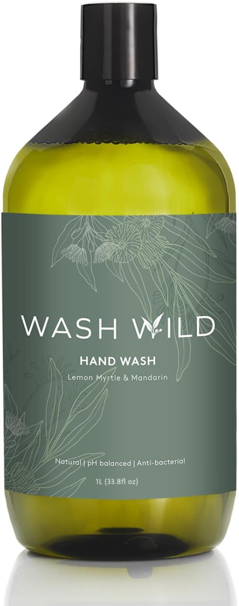WASH WILD Hand Wash 1L, Plant & Mineral Based, 100% Biodegradable image number 1