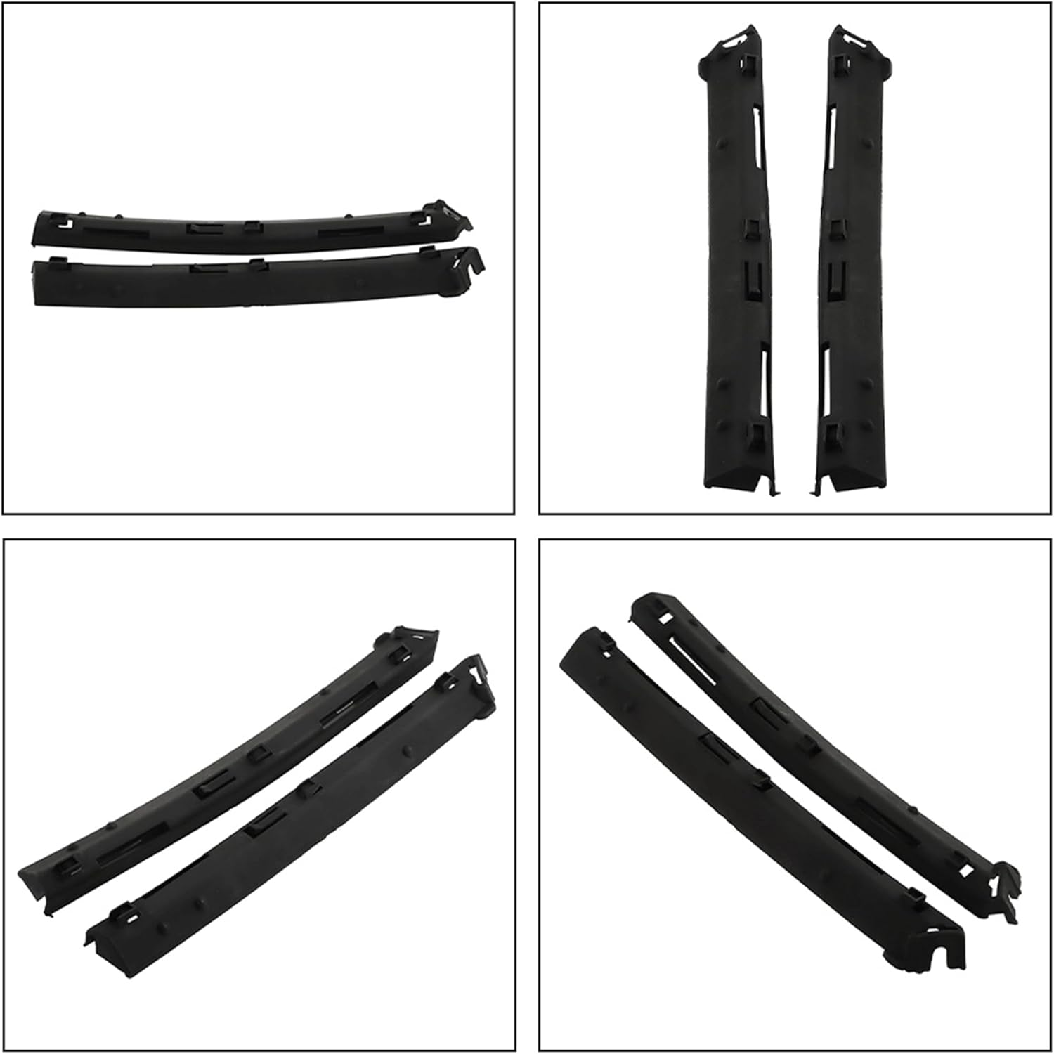 Front Pair LH RH Bumper Bar Bracket Slide Replacement for Holden Commodore VY VZ 02-2007 image number 5