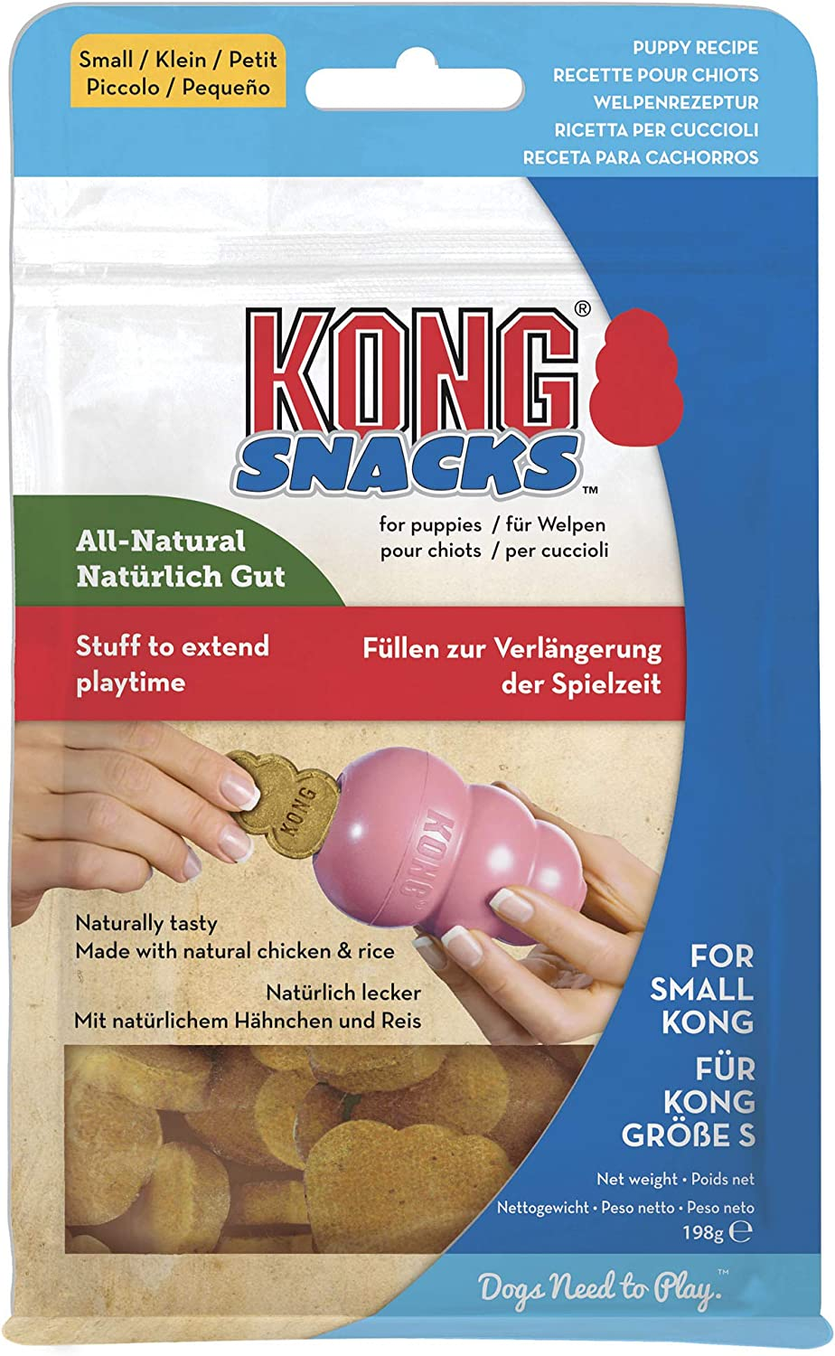 KONG - Snacks - All Natural Dog Treats (Best Used with KONG Puppy Rubber Toys) - Puppy Biscuits - for Small Dogs image number 6