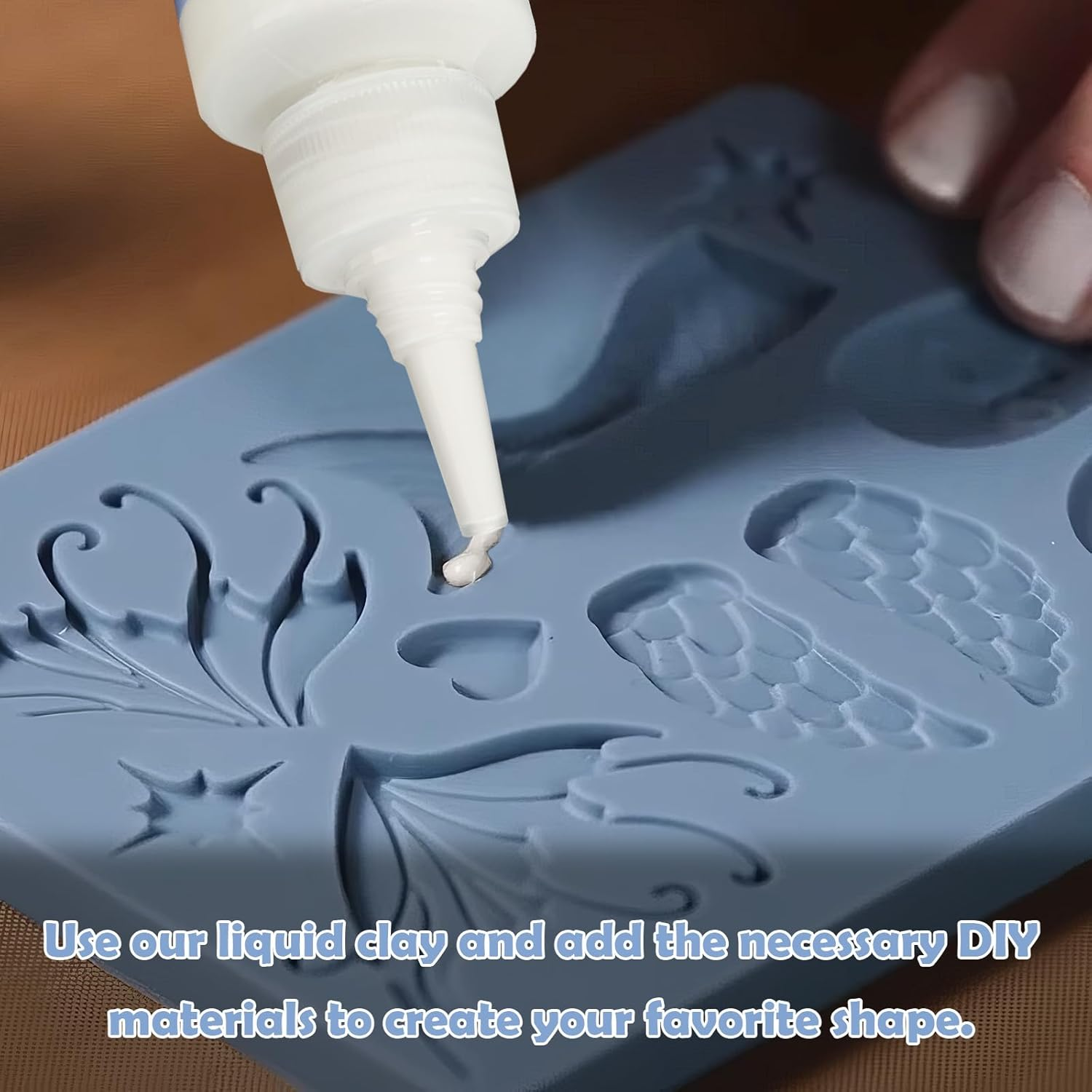 INNOVAYOU Liquid Polymer Clay 120Ml, Hazy & Flexible, Perfect for DIY Decorations, Jewelry, Toys & Household Items, Ideal for All Clay Artists image number 4