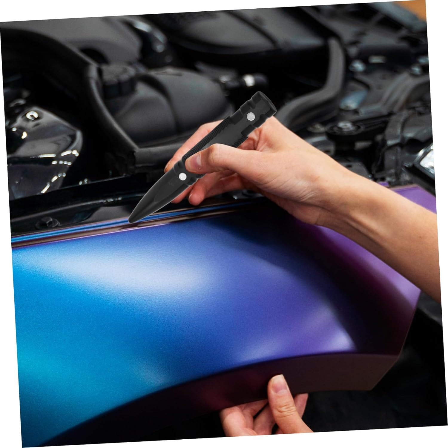 AKOOSY Automotive Dent Repair Tool Leveling Pen for Body Panel Dent Removal Compact Portable Design Easy to Use Hand Tool for Garage Go Fixes image number 4