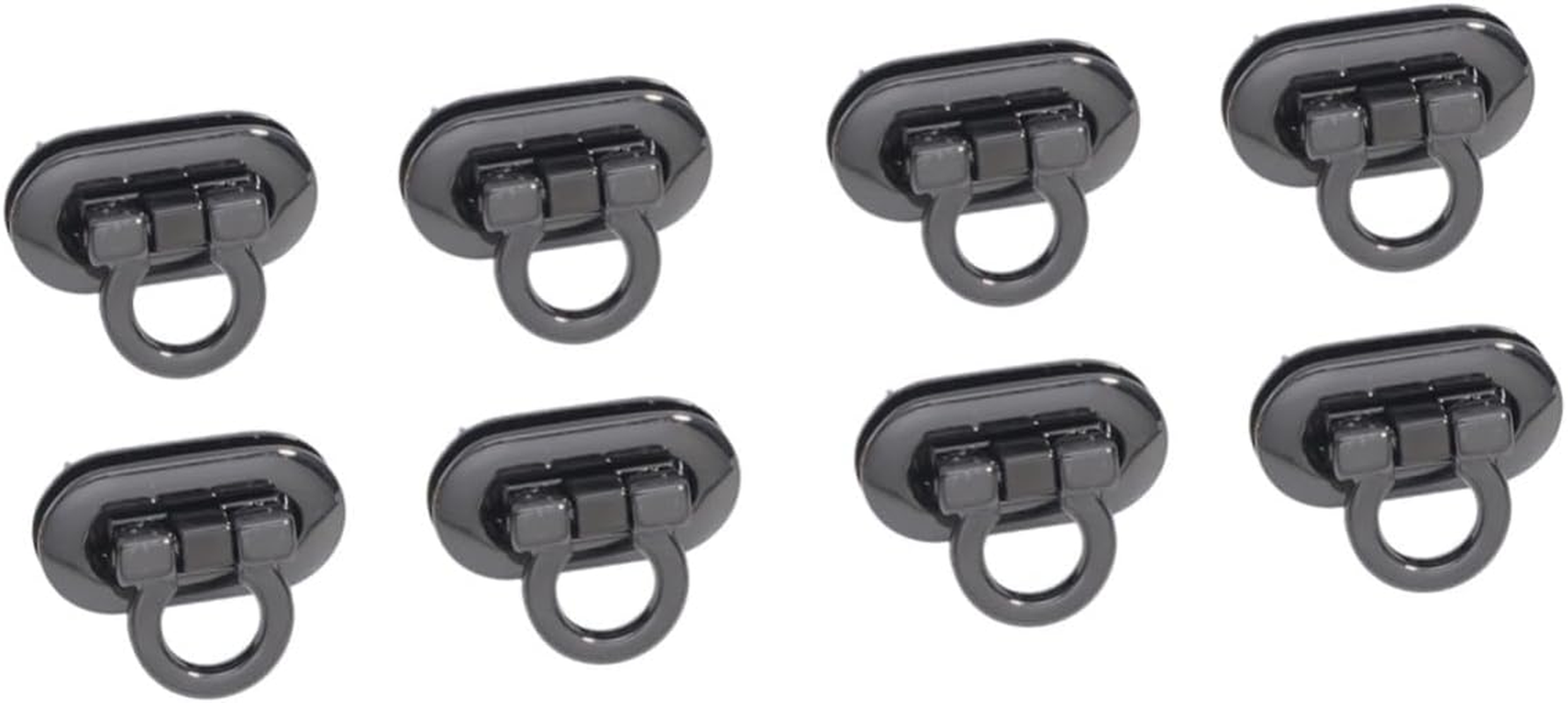 LALAFINA 8Pcs Replacement Metal Lock for Handbags Tuck Lock Clasp Luggage Keys Bag Fashion Design