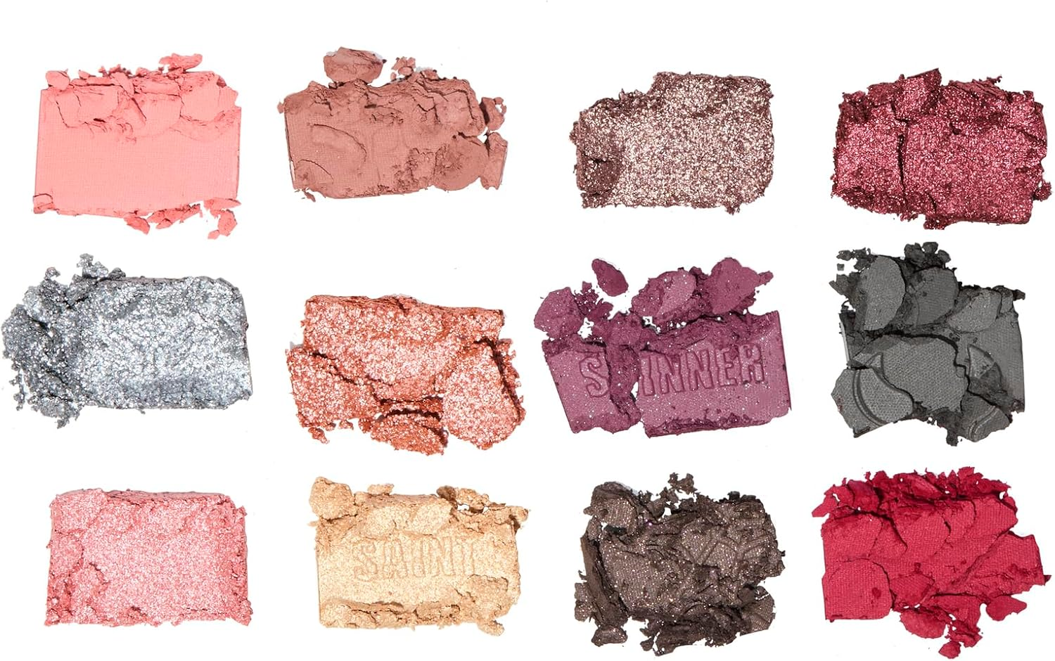 Revolution Beauty Truly Sinful Blood Eyeshadow Palette, Halloween Face & Eye Costume Makeup, 12-Pan with 3D Blood Drip Case, Vegan & Cruelty-Free image number 3