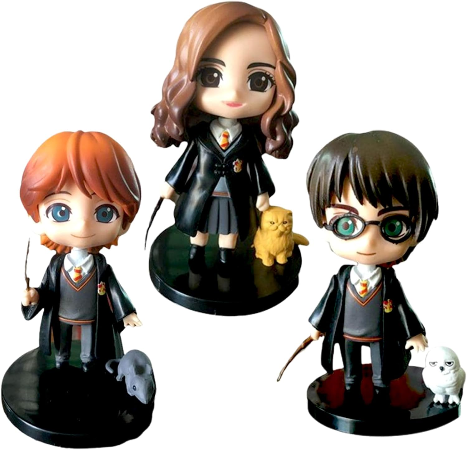 Jofiesu Magician Mini Figures Magical Wizard Birthday Cake Toppers,Cartoon Party Decorations - Cake Topper Cupcake Toppers for Kid, Kids Birthday Party Decorations image number 4