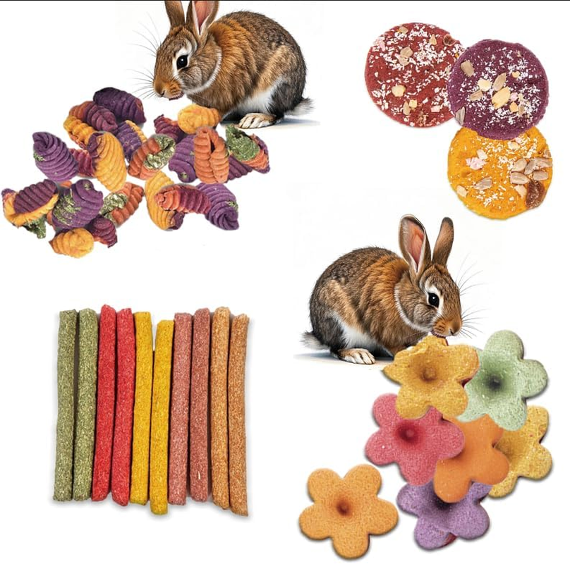 JCBCKJ Rabbit Chew Toys, Timothy Grass Sticks, Rabbit Toys-Grinding Sticks, Suitable for Rabbits, Hamsters, Chinchillas, and Other Rodent Pets of Ideal Snacks (30-1) image number 3