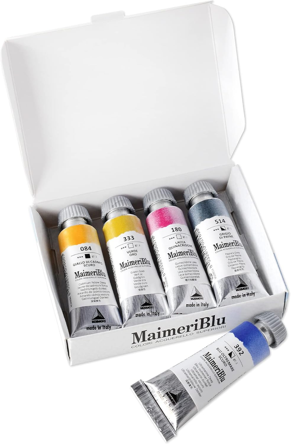 Maimeri Blu Artist Watercolor Set, 12 Ml (5 Tubes) image number 4