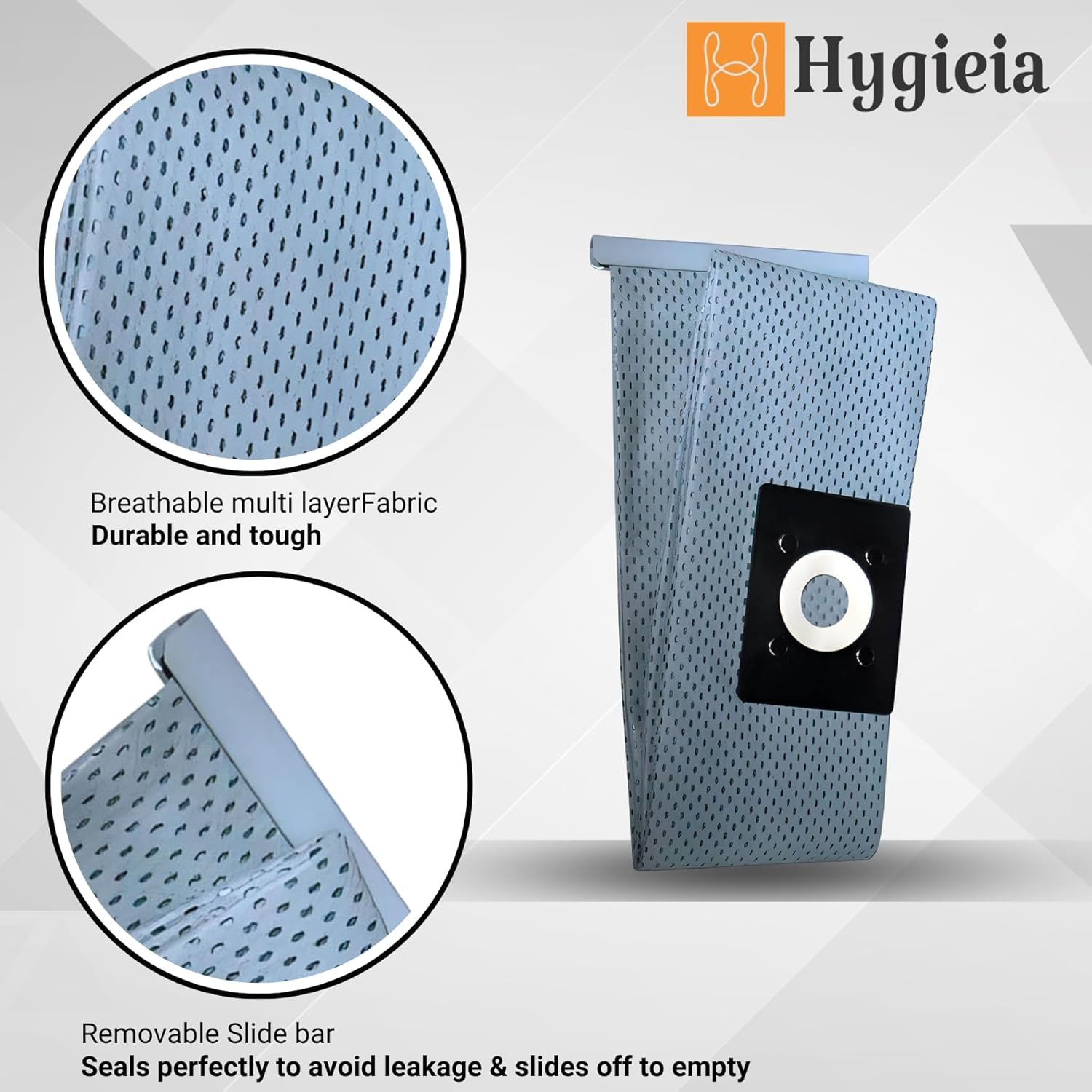 Reusable Vacuum Dust Bag for Pullman AS4 V2, PC4, Cleanstar AS4 Housemaid & Pacvac Hydropro E21 - Washable Cloth Bag Replacement, Eco-Friendly & Durable Vacuum Bag Accessory