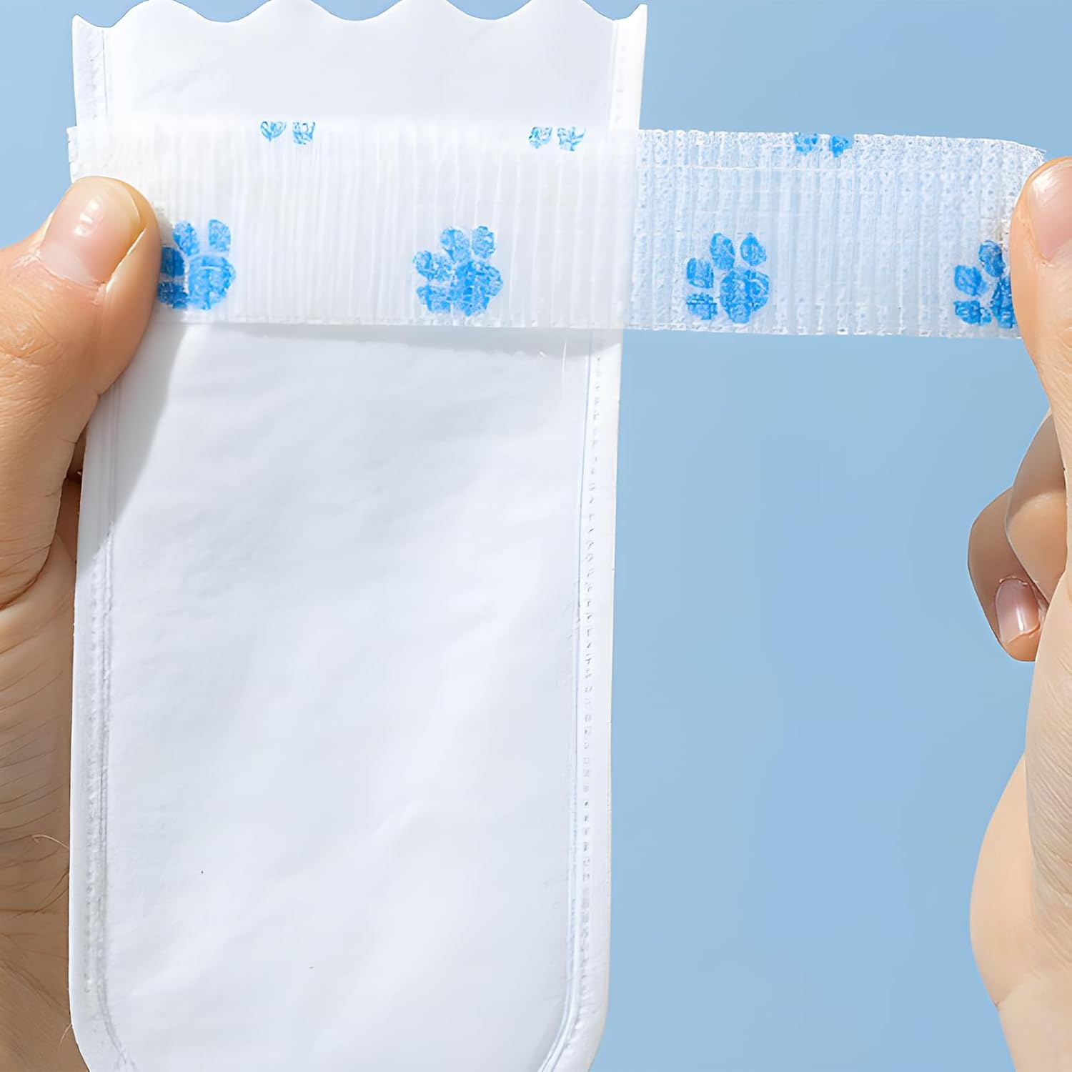 INCAUCA 20 Piece Disposable Dog Booties for Large Dogs, Waterproof Disposable Dog Shoes with Adhesive Bandage, Dog Foot Covers Socks, Paw Protector for Pet Doggy Puppy inside outside Walking, L image number 1