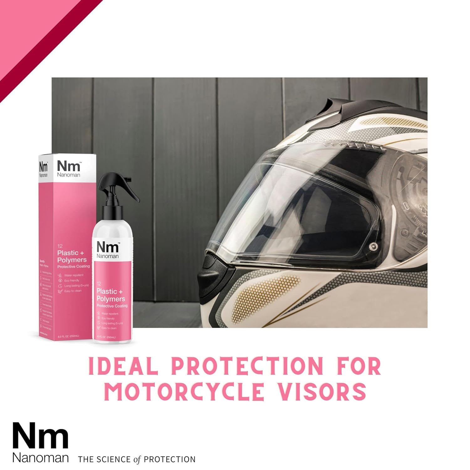 Protection for Plastic and Polymers, Prevents Build up of Dirt, Reduces the Need for Cleaning Chemicals, Long Lasting Protection 250Ml image number 4