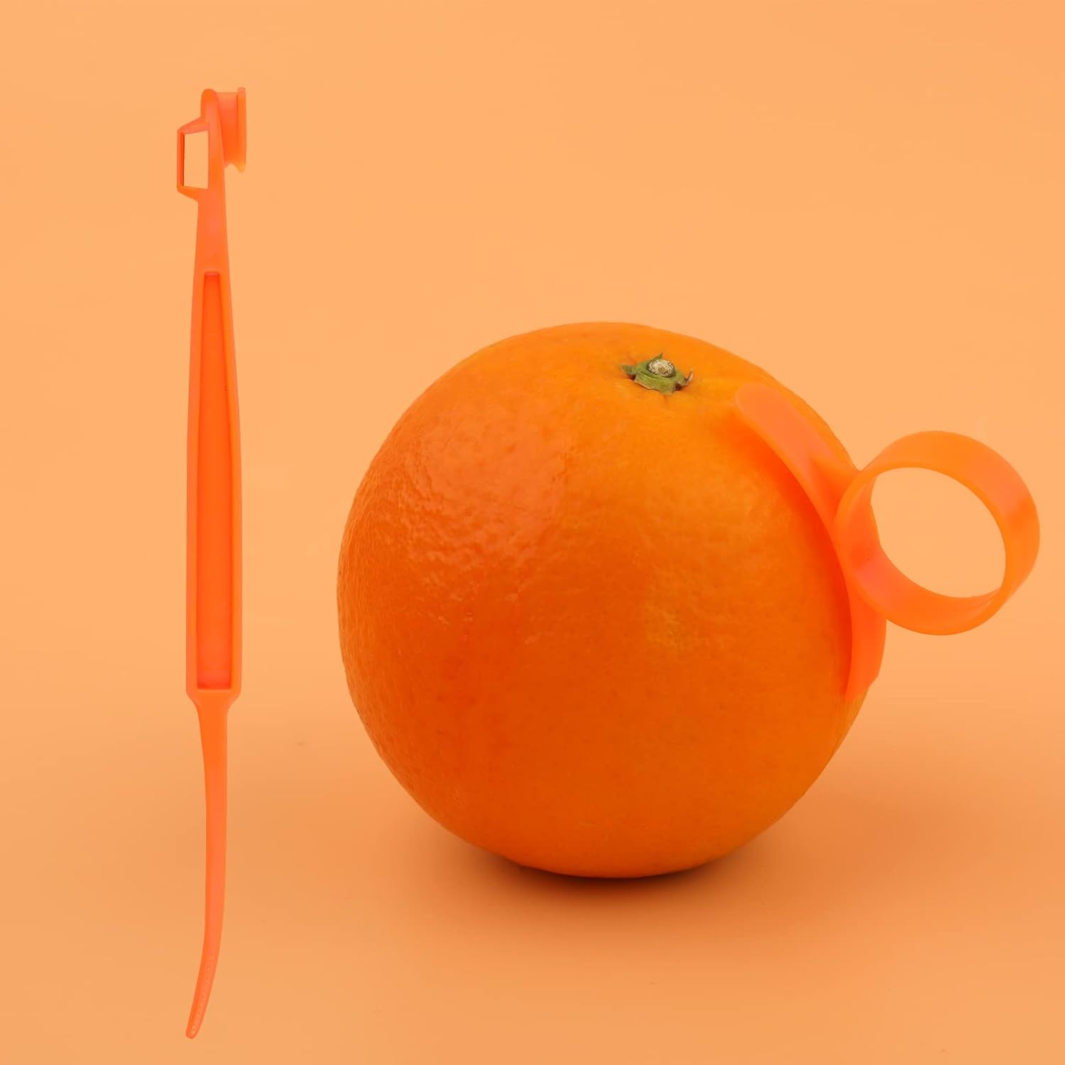 10Pcs Orange Peeler Tools Citrus Peel Cutter Plastic Fruit Slicer Easy Fruit Opener Kitchen Gadget for Oranges Avacados Lemon image number 2