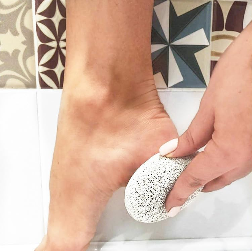6PCS Pumice Stone for Feet,Exfoliation Remove Dead Skin Pedicure Tool,Lava Pedicure Tools Hard Skin Callus Remover for Feet,Heels and Hands image number 5