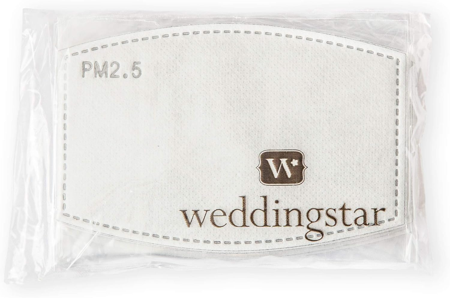 Weddingstar PM 2.5 Protective Mask Filters 5-Layer Carbon Technology - 10 Pack