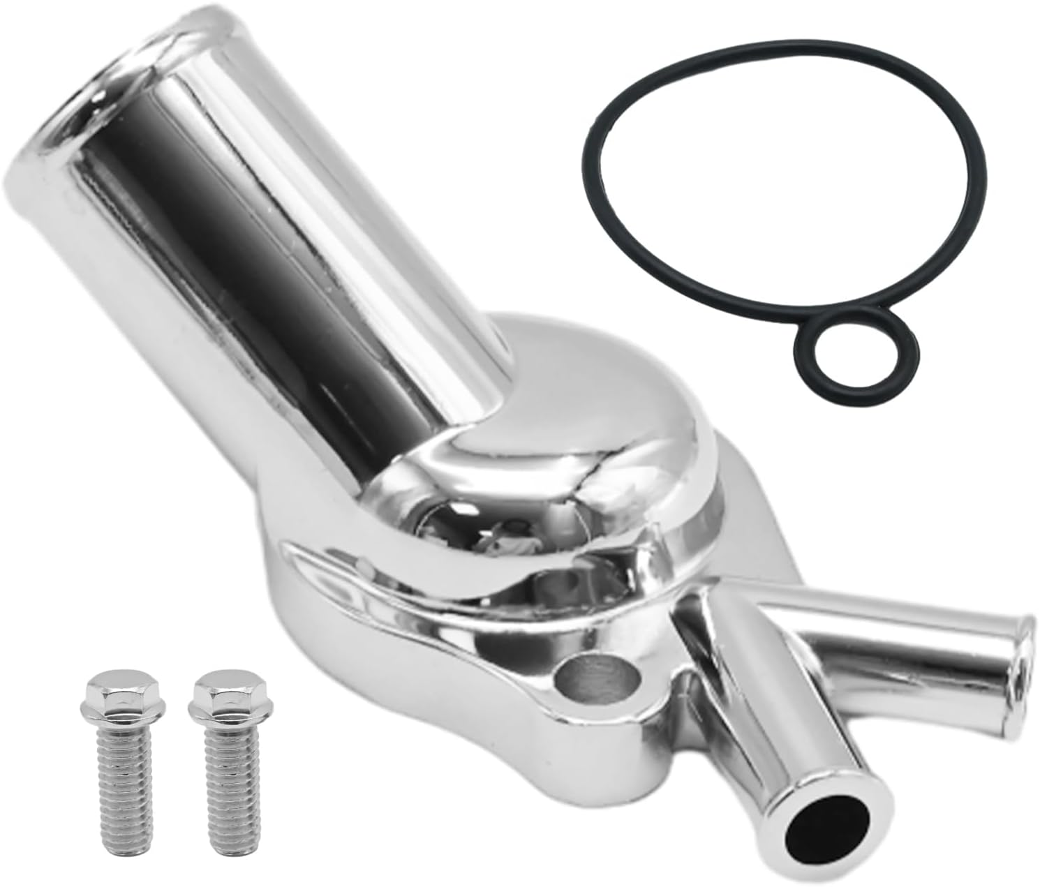 Laffoonparts TWIN Pipe Thermostat Housing Water Outlet for Holden V8 HX HZ WB LH LX 253 308 image number 5