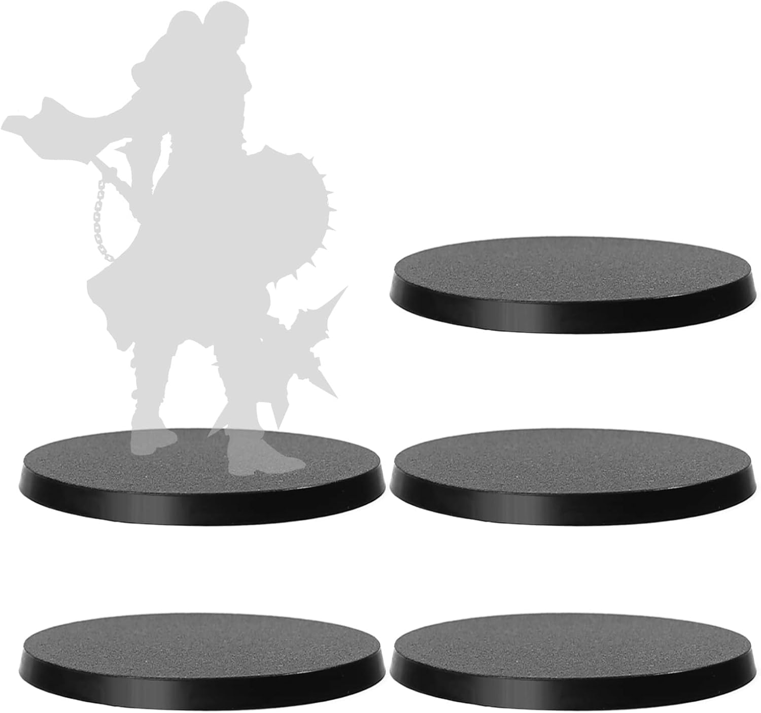 5Pcs 100Mm round ABS Model Bases for Wargames Table Games MB11100-5 image number 2
