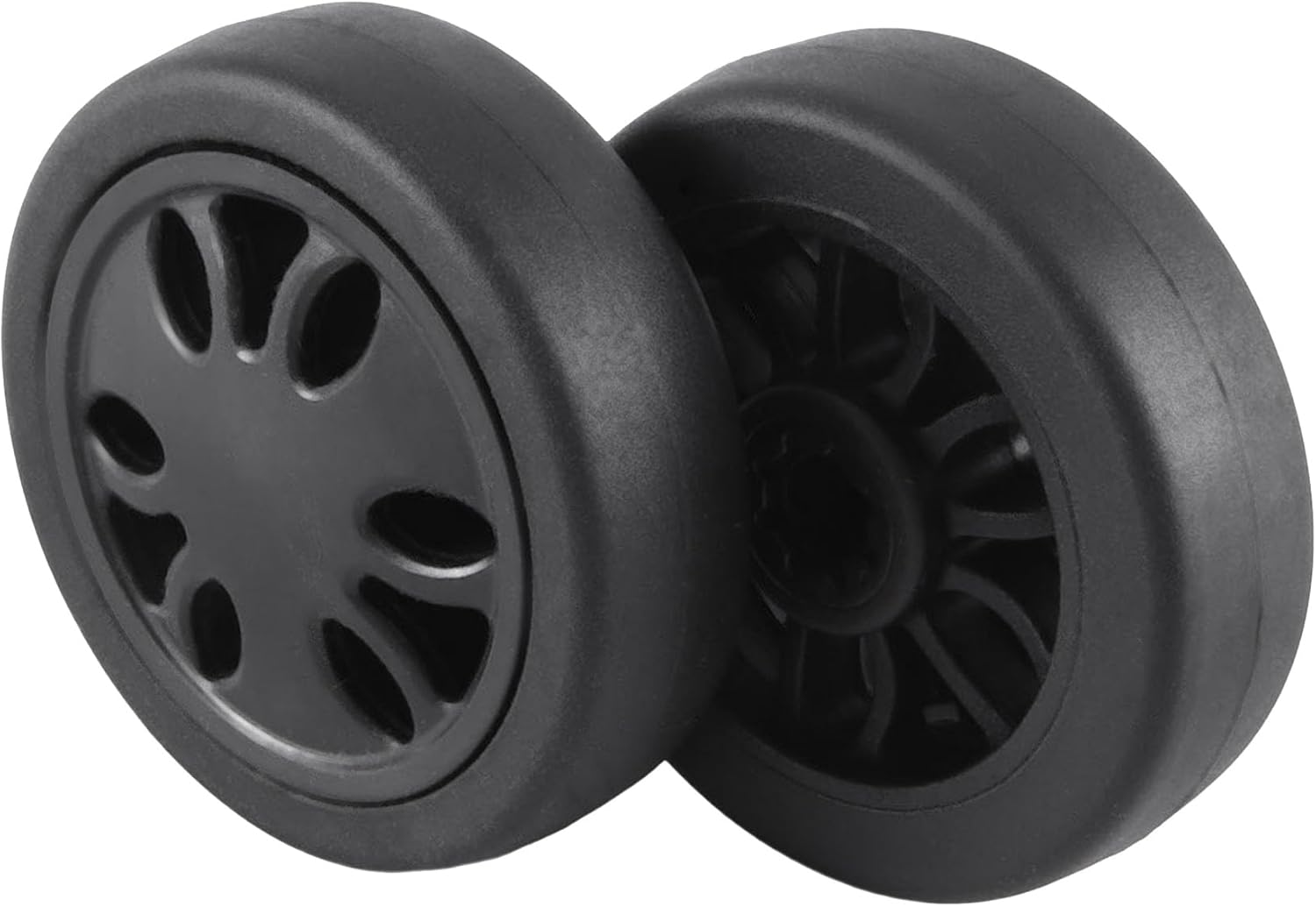 Tuperoymse 1Set 50X15Mm Luggage Wheels Replacement Wheels Luggage Wheel Universal 6Mm 8Mm Replacement Wear image number 4