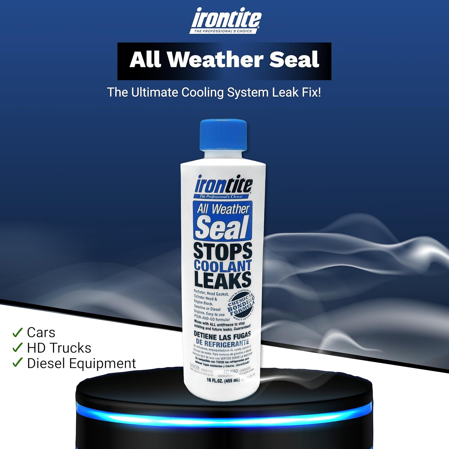 Irontite All Weather Seal, Blue, 16 Oz image number 5